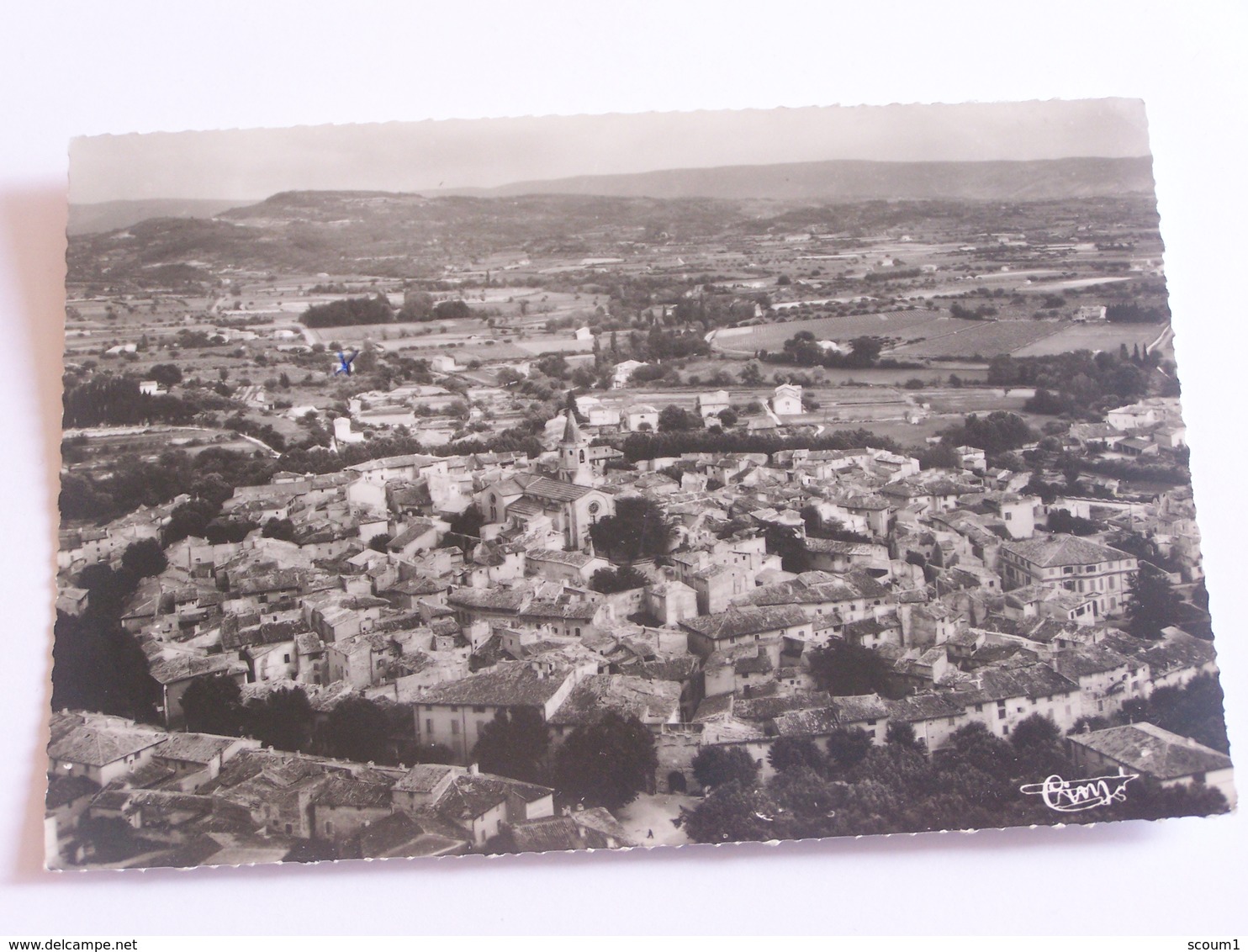 mazan - vue panoramique aérienne