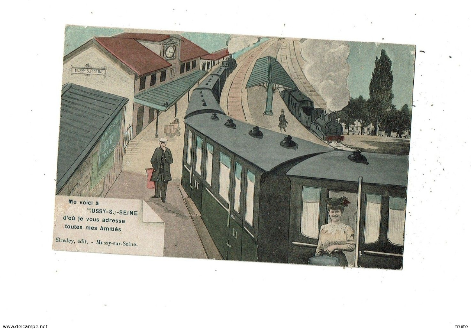 ME VOICI A MUSSY-SUR-SEINE D'OU JE VOUS ADRESSE TOUTES MES AMITIES