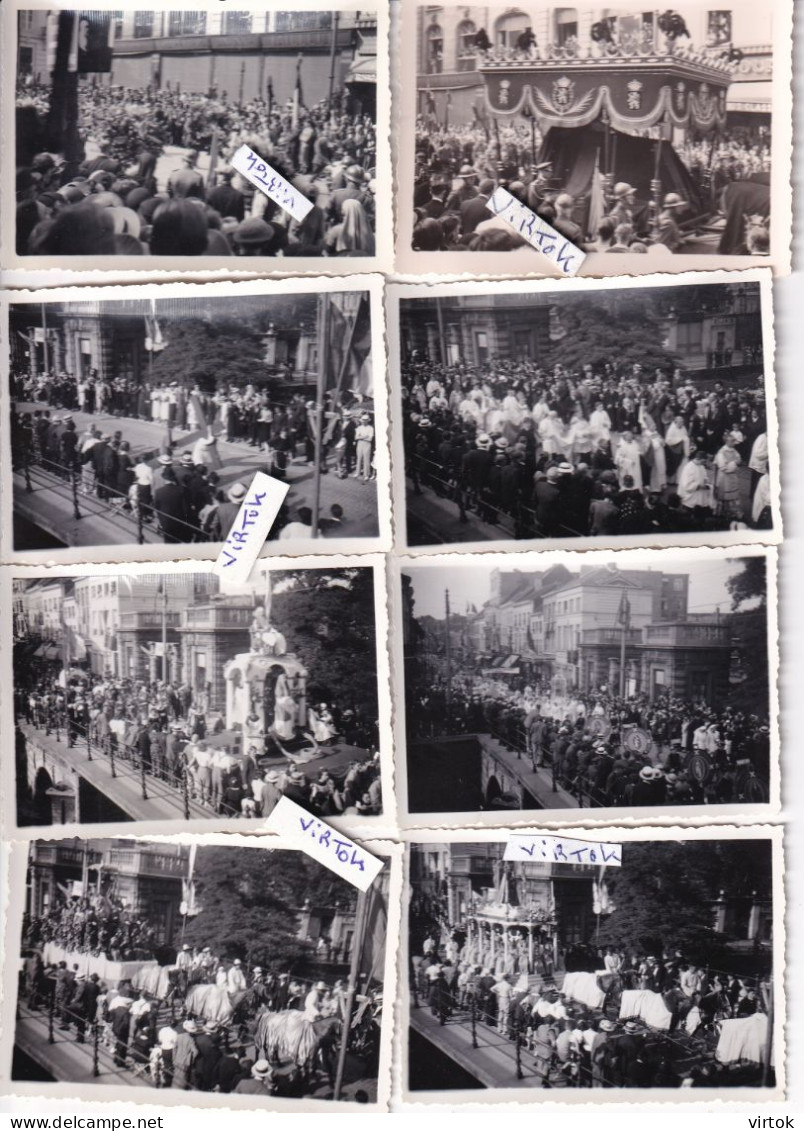 Mechelen :  processie :  33  originele foto's    9 x 6 cm  (  ook  foto's in de bruul getrokken )