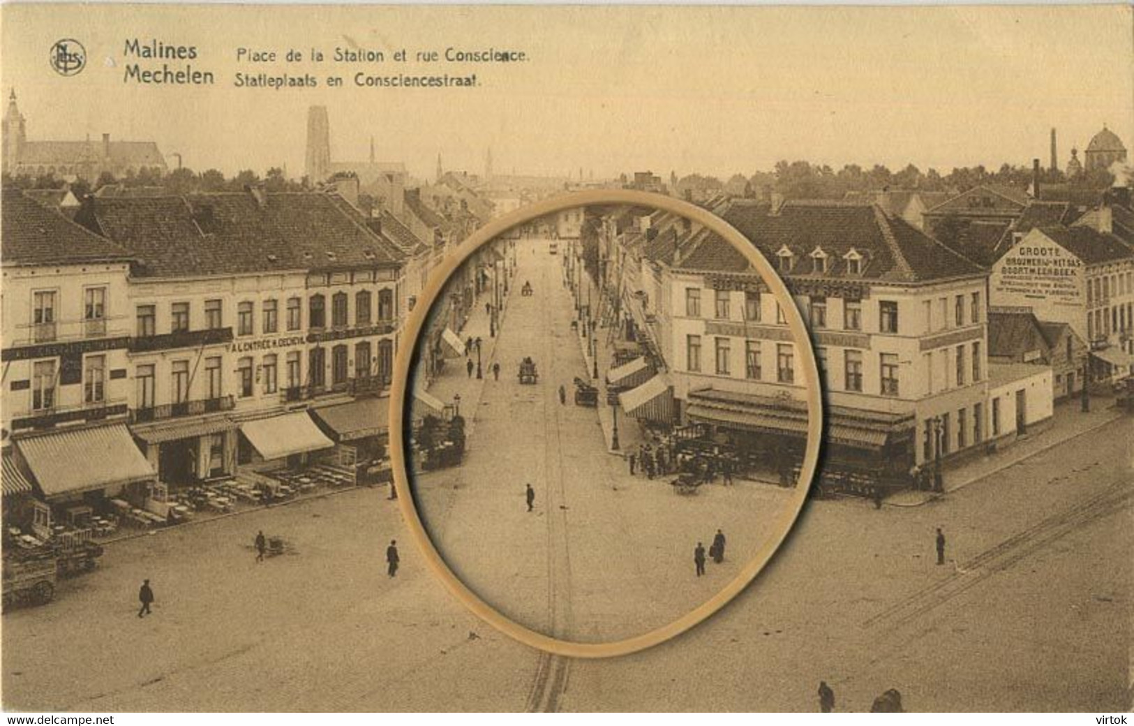 Mechelen :  statieplaats     (  met zegel )