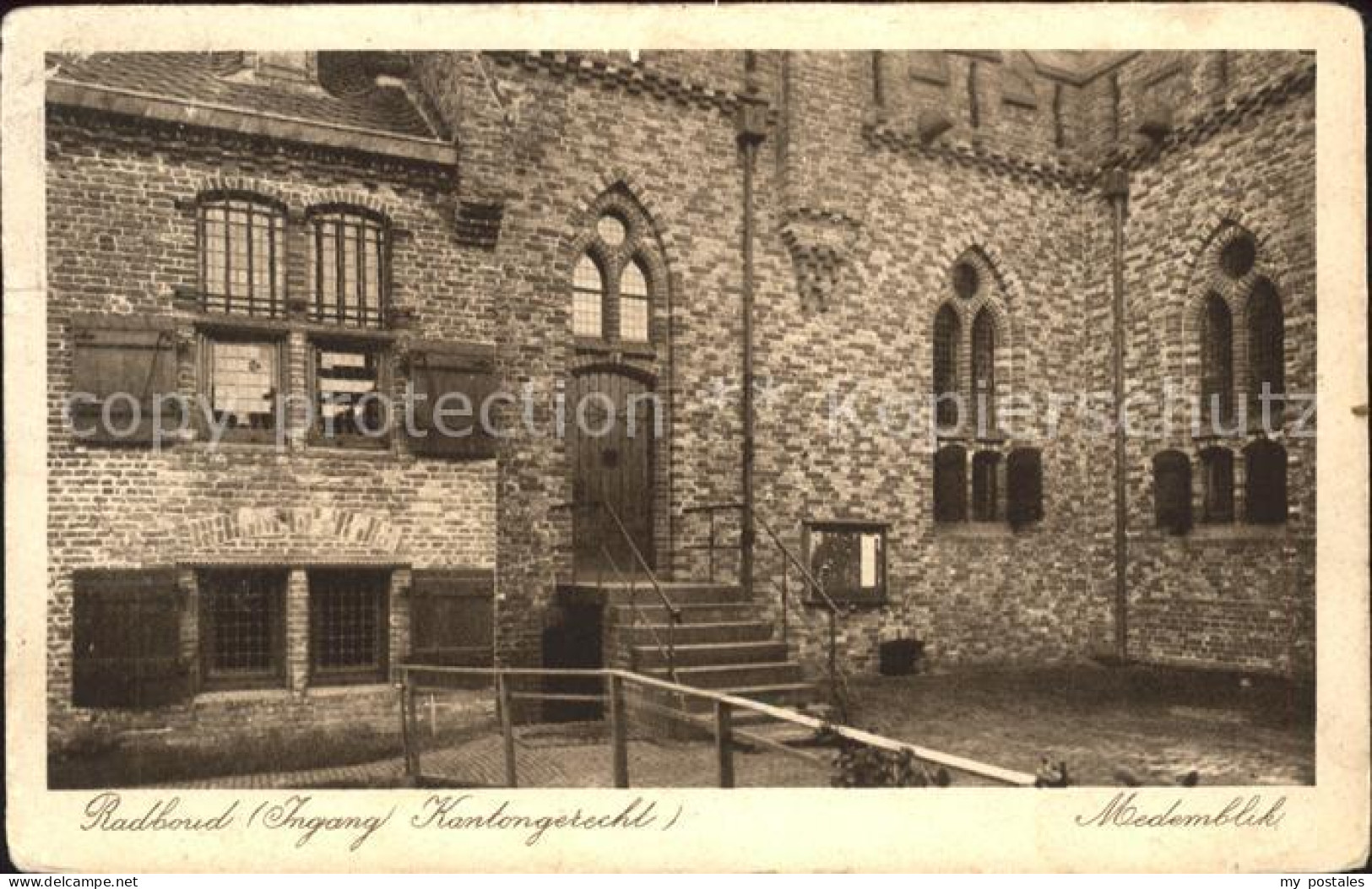 Medemblik Kasteel Radboud Ingang Kantongerecht Burg