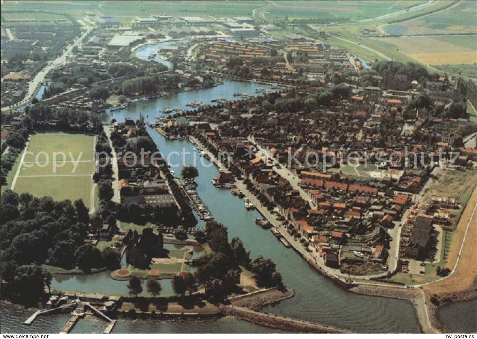 Medemblik Panorama Fliegeraufnahme