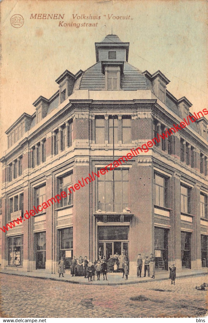 Meenen - Volkshuis Vooruit - Koningstraat - Menen