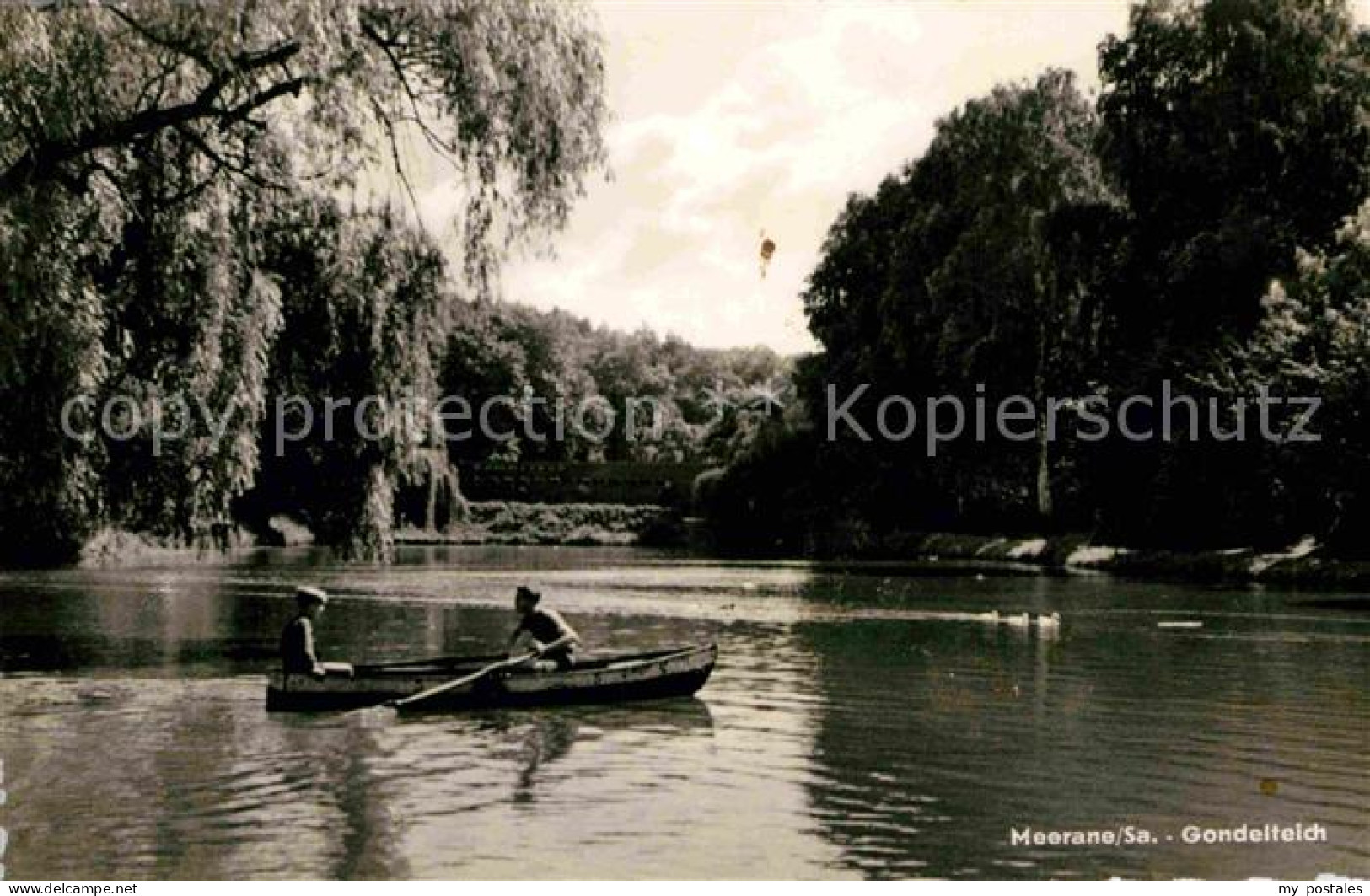 Meerane Bootfahren Gondelteich