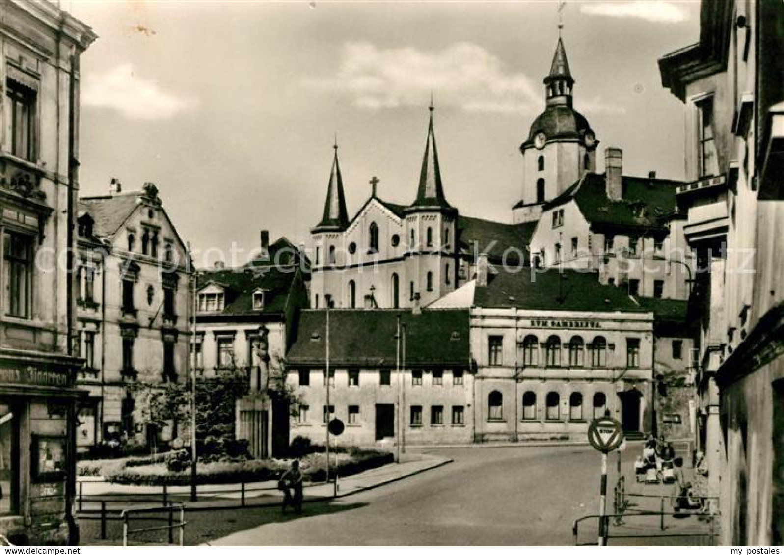 Meerane Innenstadt Denkmal Kirche