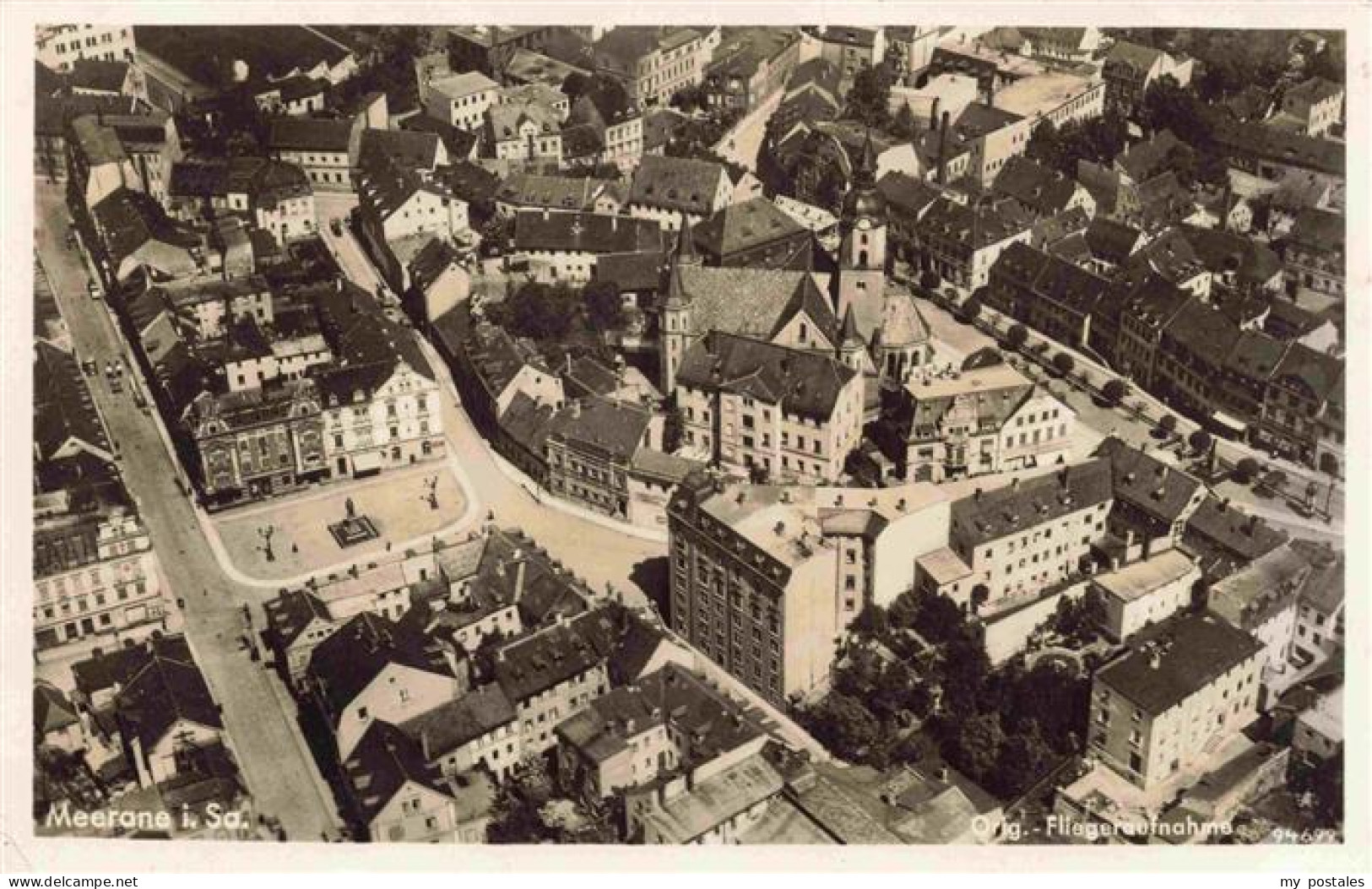 Meerane Sachsen Stadtzentrum