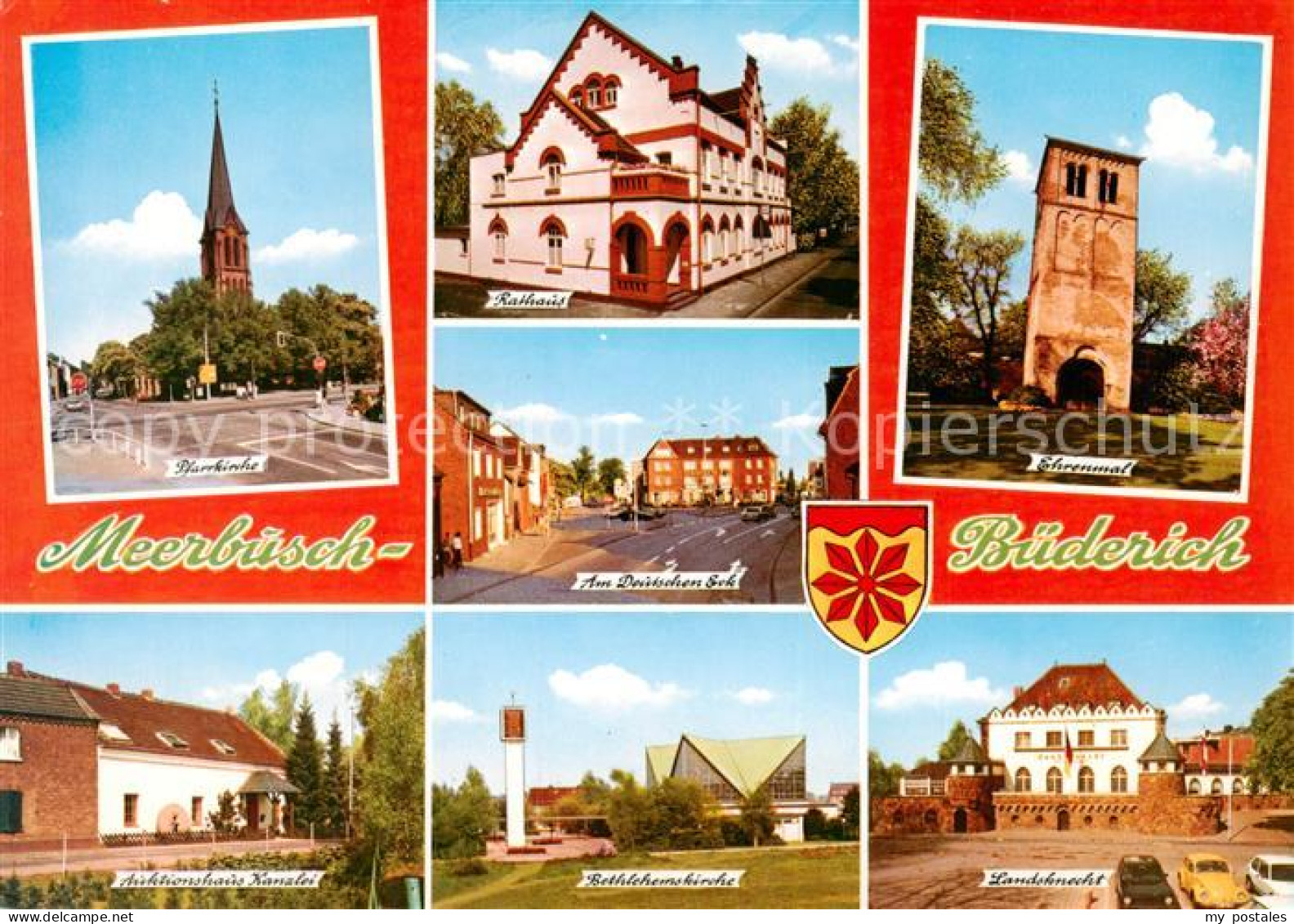 Meerbusch-Buederich Pfarrkirche Rathaus Am Deutschen Eck Ehrenmal Auktionshaus K