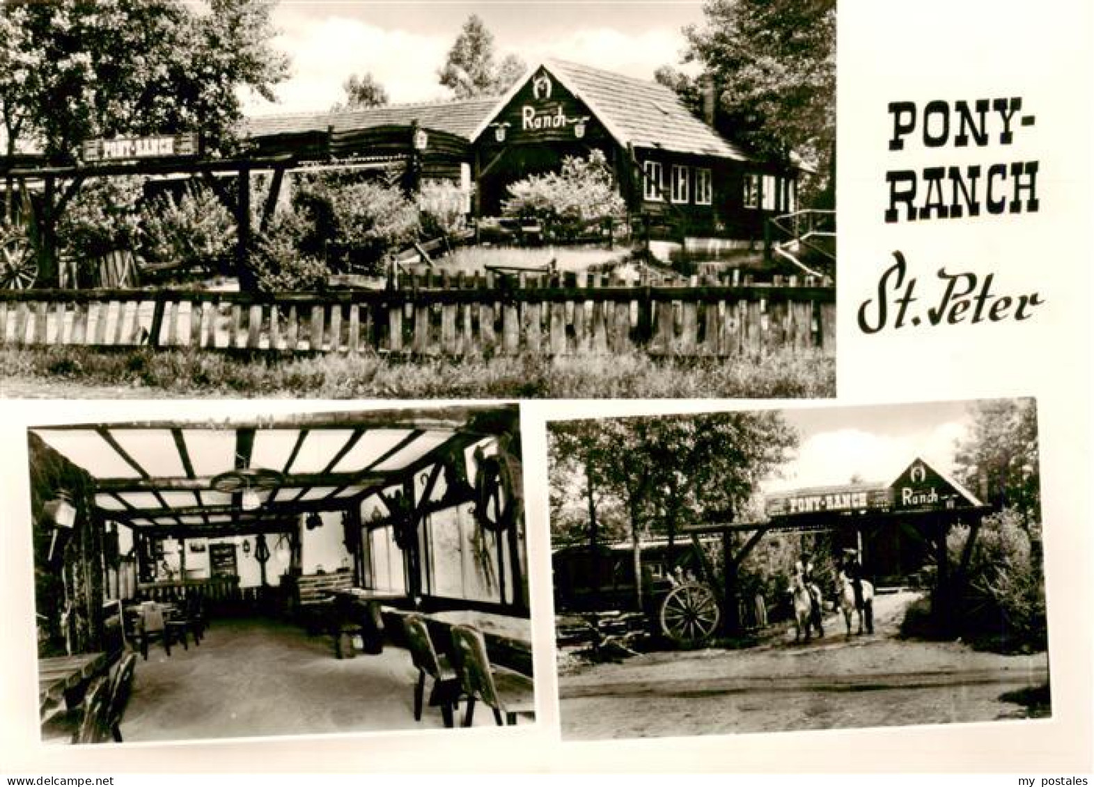Meerbusch NRW Pony-Ranch Gaststaette Gartenrestaurant Holzfassade Rhein Niederrh