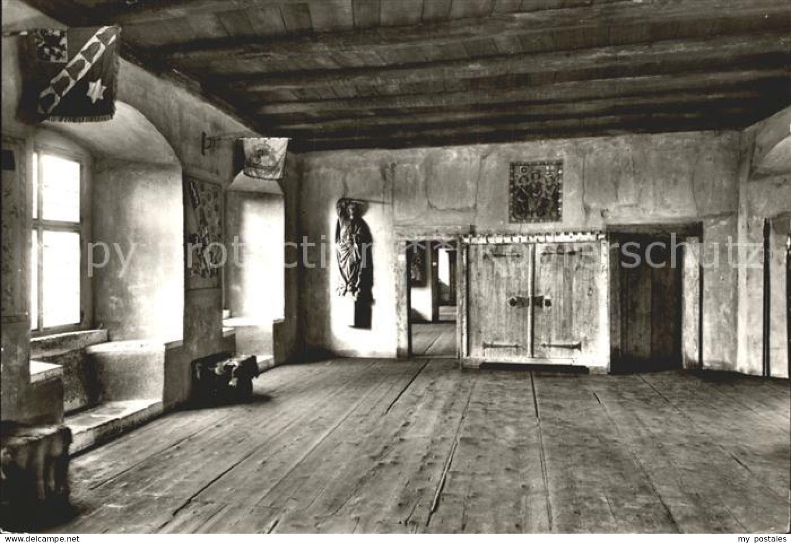 Meersburg Bodensee Die Meersburg Palas im Schloss