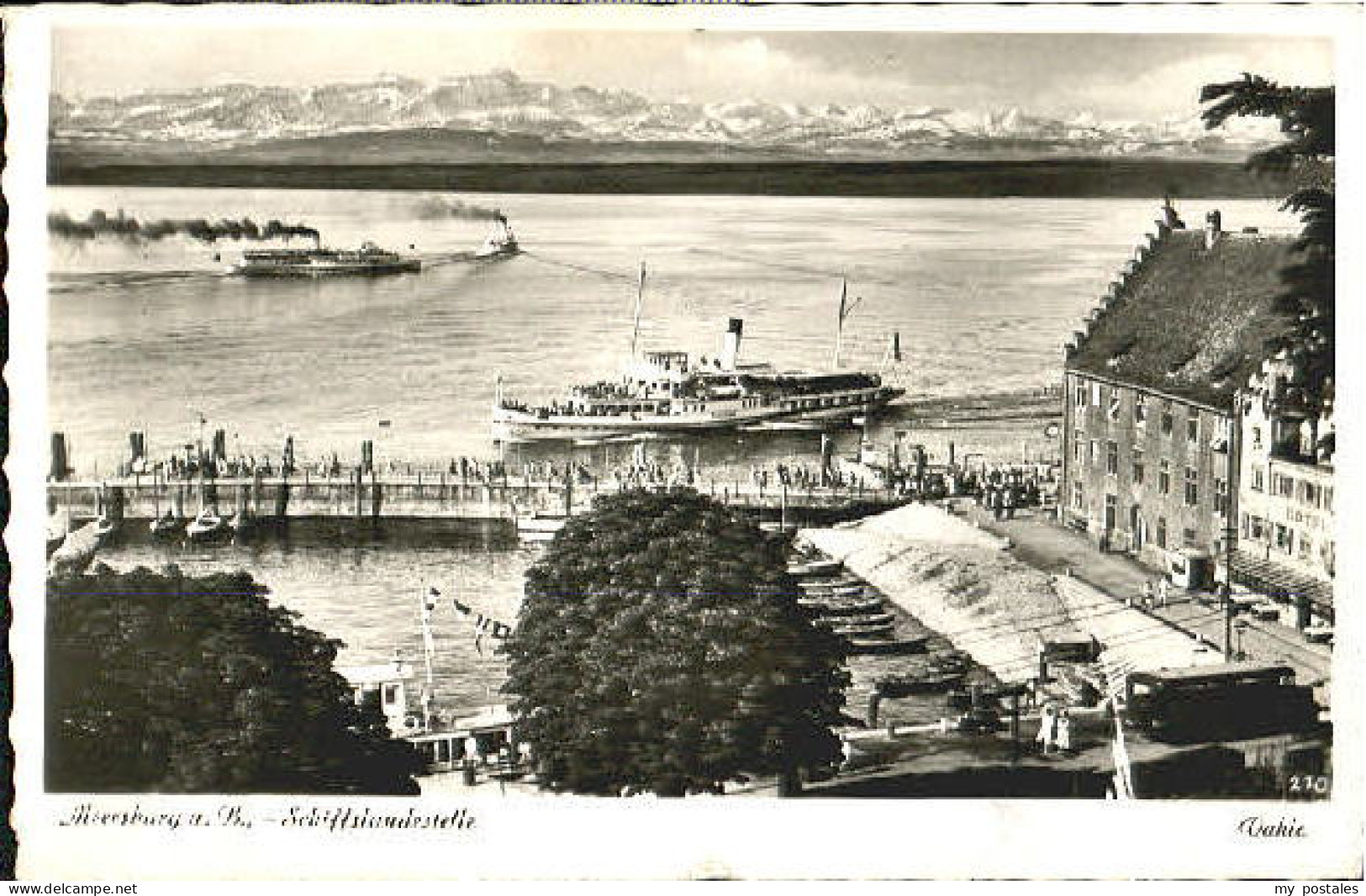 Meersburg Bodensee Meersburg Anlegestelle x 1940
