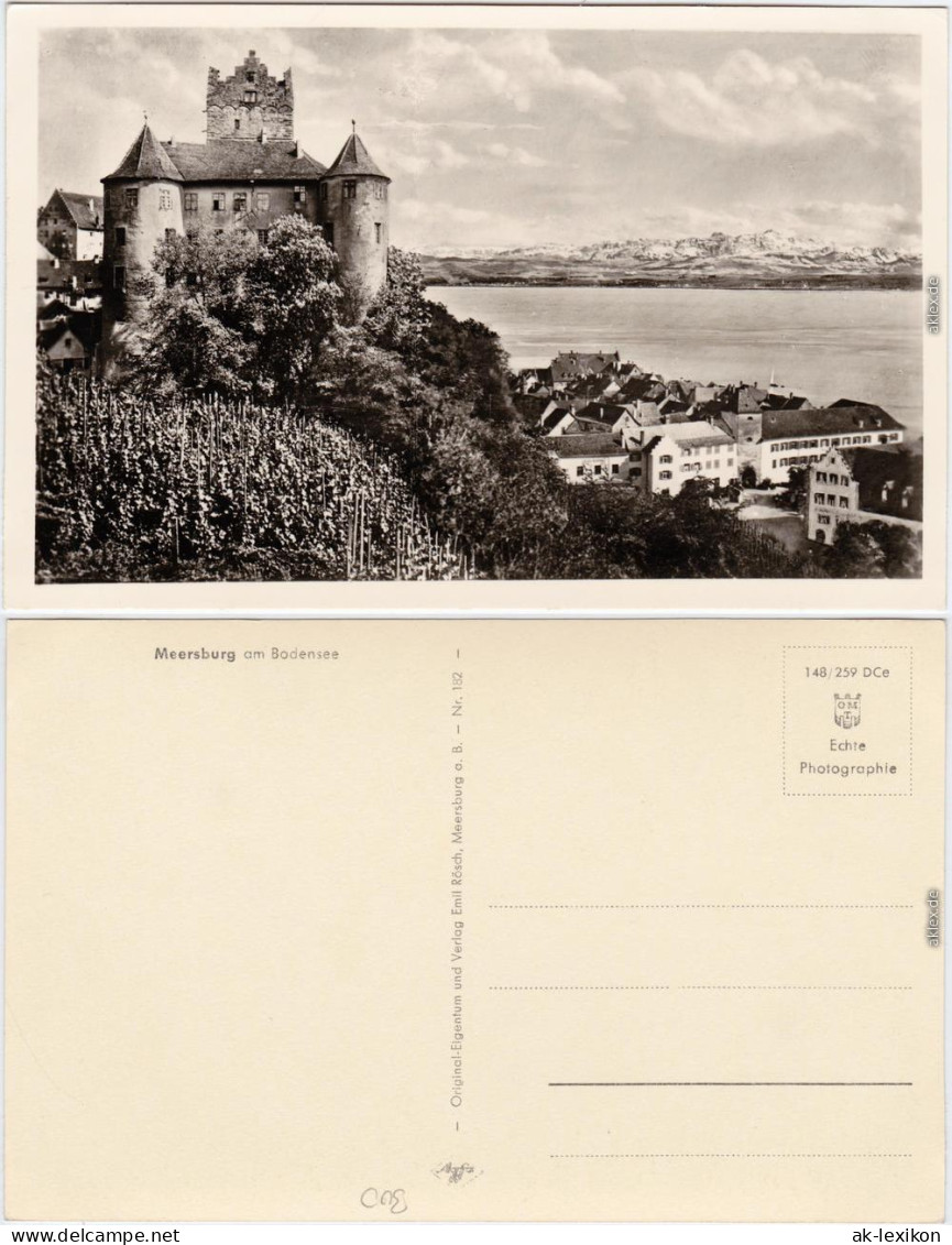 Meersburg Burg Meersburg Foto Ansichtskarte 1965