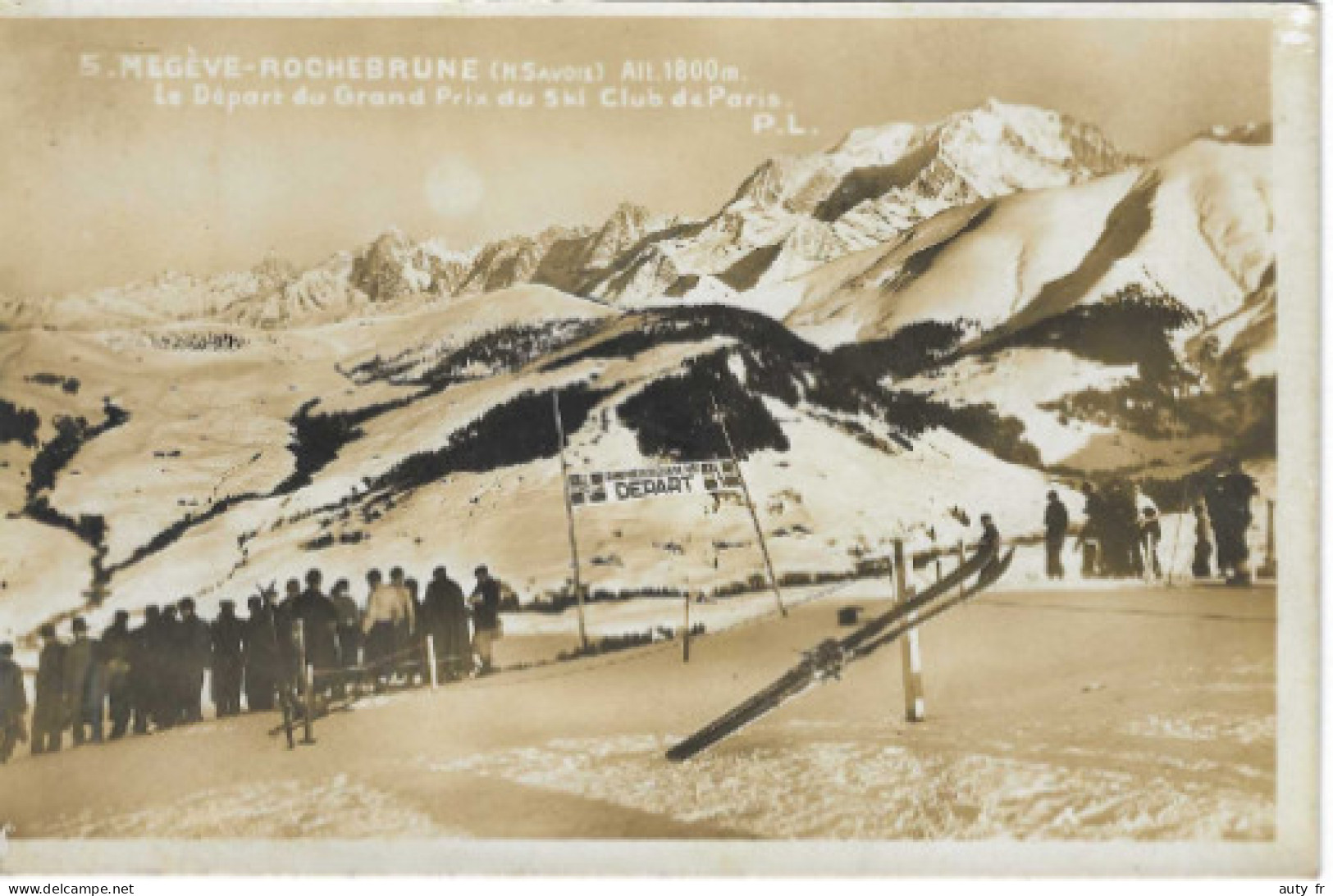 MEGEVE-ROCHEBRUNE - Le Départ du Grand Prix du Ski Club de Paris