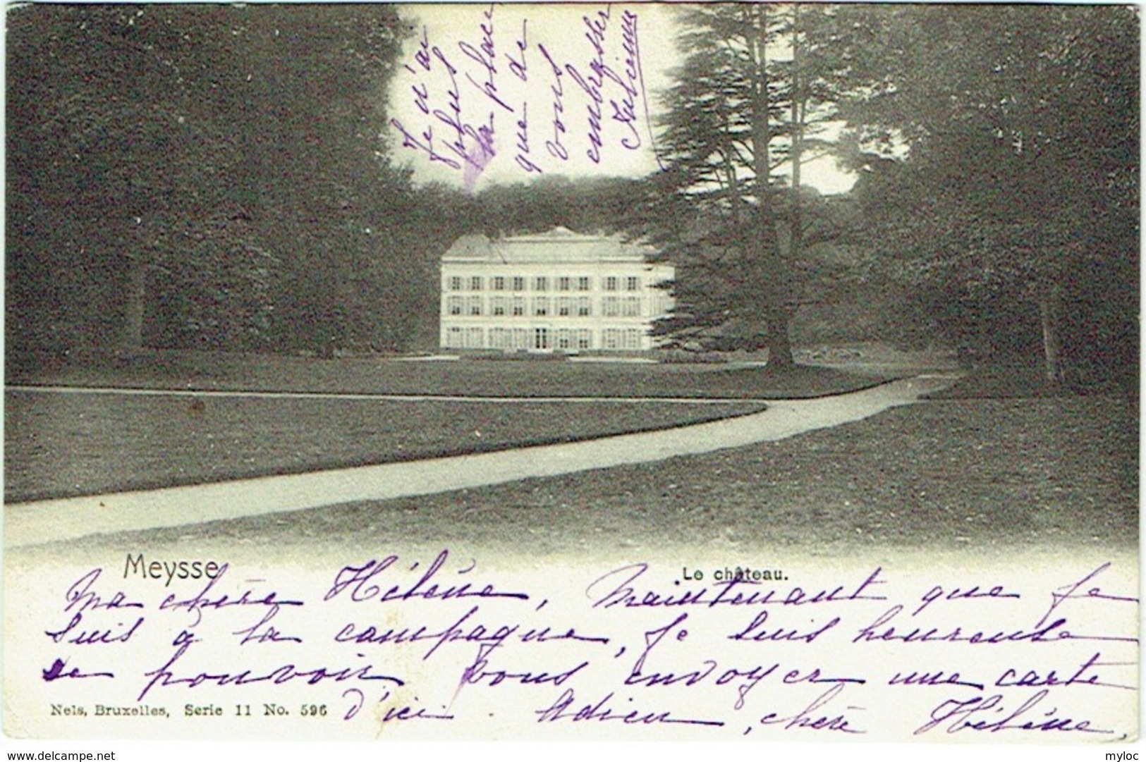 Meise. Meysse. Le Château.