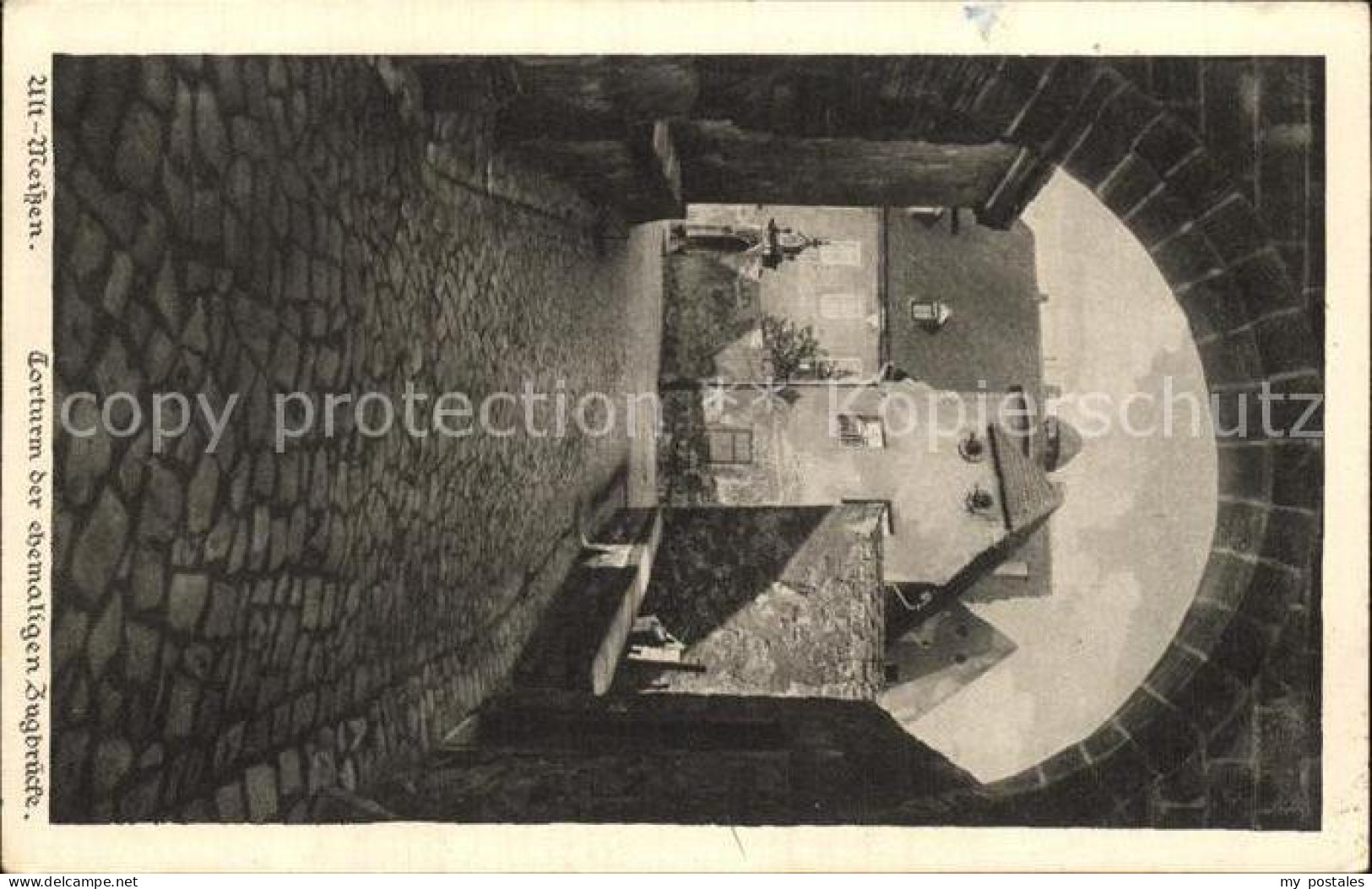Meissen Elbe Sachsen Alt Meissen Torturm Zugbruecke