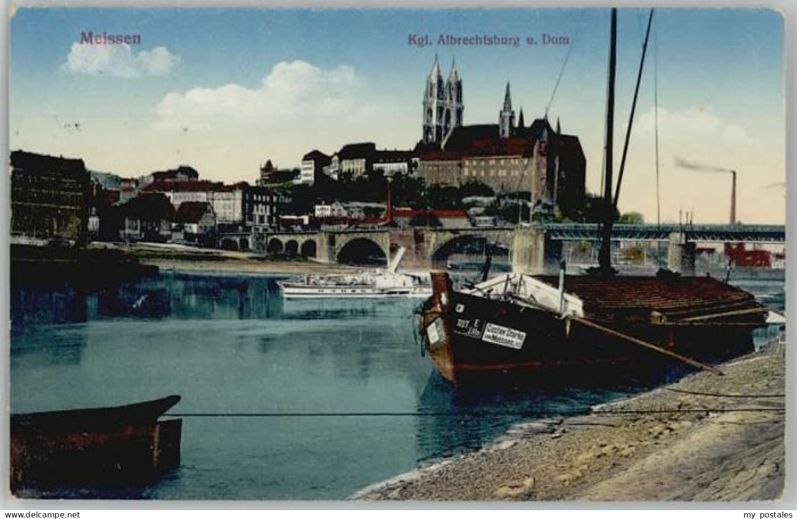 Meissen Elbe Sachsen Meissen Albrechtsburg