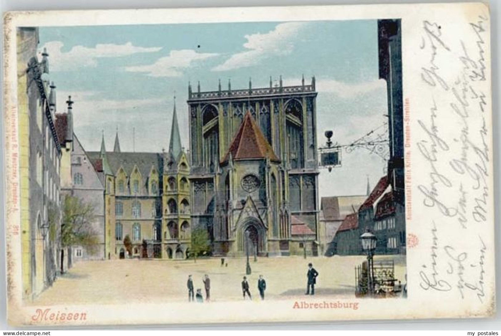 Meissen Elbe Sachsen Meissen Albrechtsburg