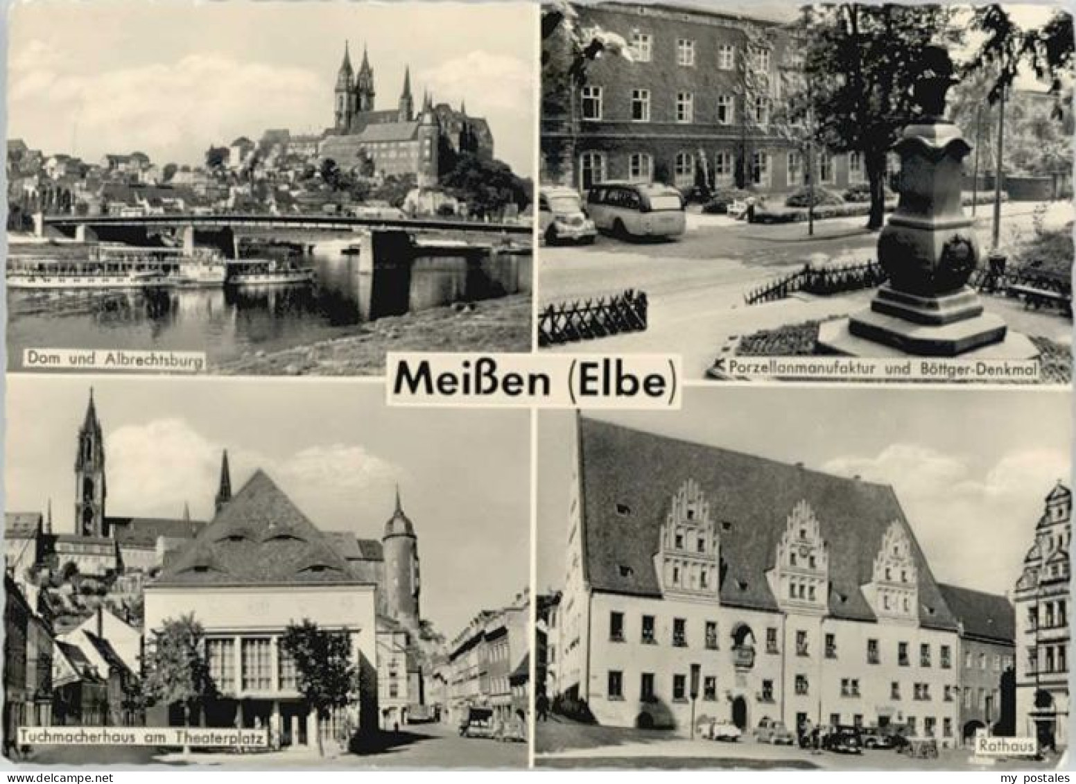 Meissen Elbe Sachsen Meissen Dom Albrechtsburg