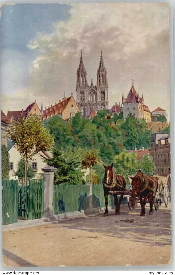 Meissen Elbe Sachsen Meissen Kuenstlerkarte Meisatalstrasse