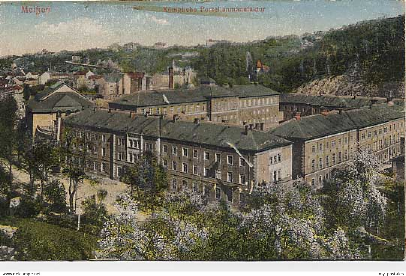 Meissen Elbe Sachsen Meissen Porzellanmanufaktur