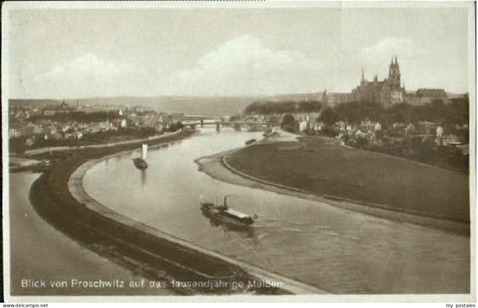 Meissen Elbe Sachsen Meissen  x 1933