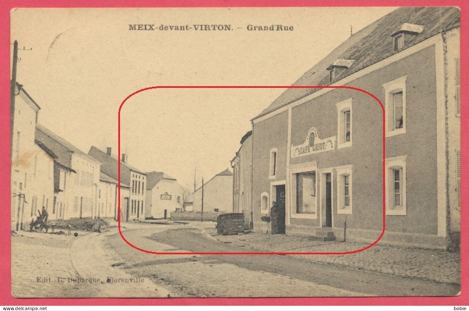 Meix-devant-Virton - Belgique : Grand'Rue - Café Guiot - 1906.