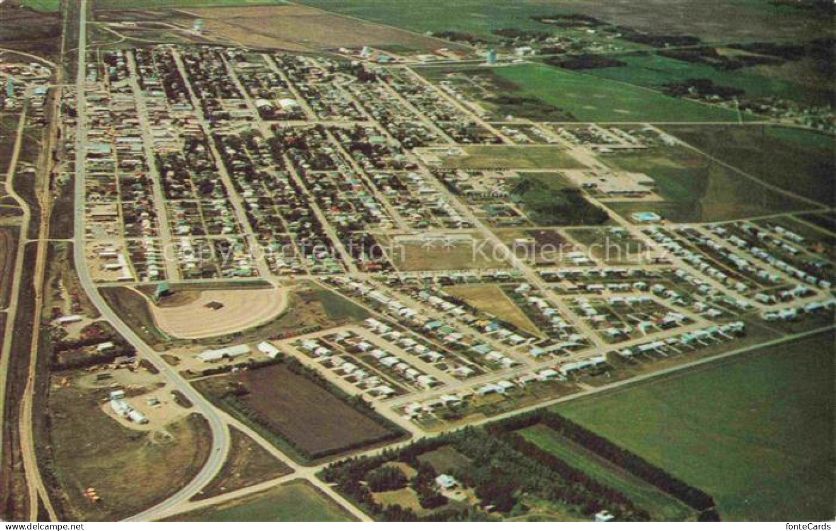 Melfort Saskatchewan Canada Fliegeraufnahme