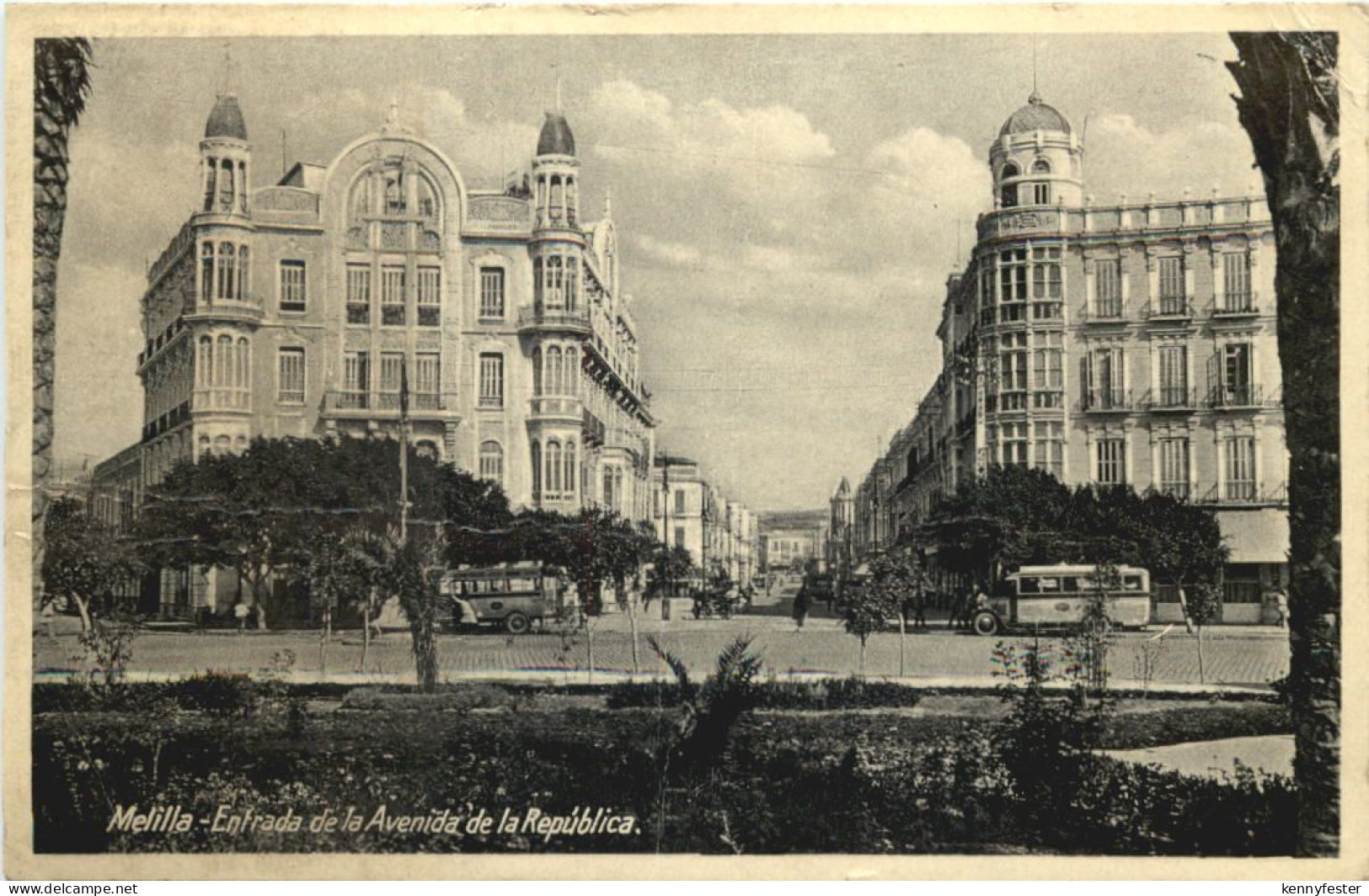 Melilla - Entrada de la Avenida de la Republica