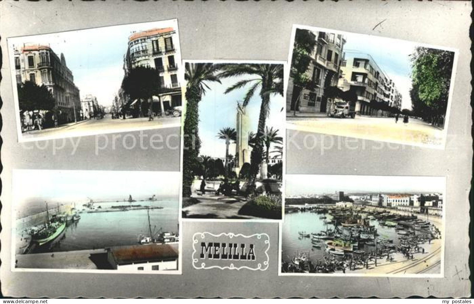 Melilla Hafen Boote Gebaeude