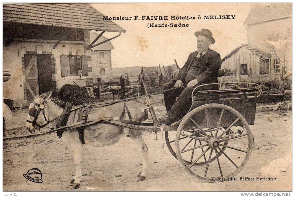 MELISEY : (70) Monsieur F.FAIVRE Hôtelier à Mélisey