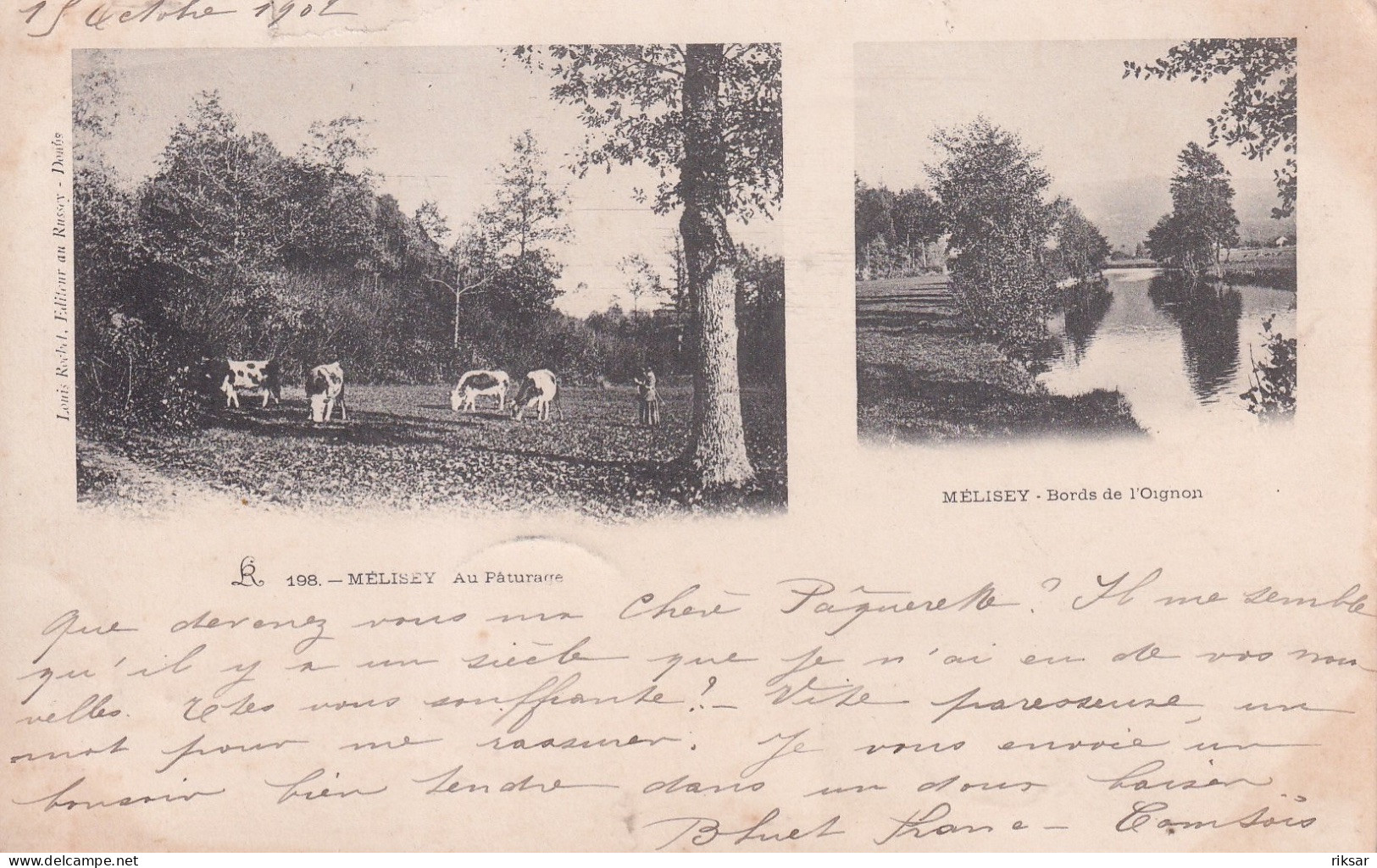 MELISEY(TIRAGE 1900) VACHE