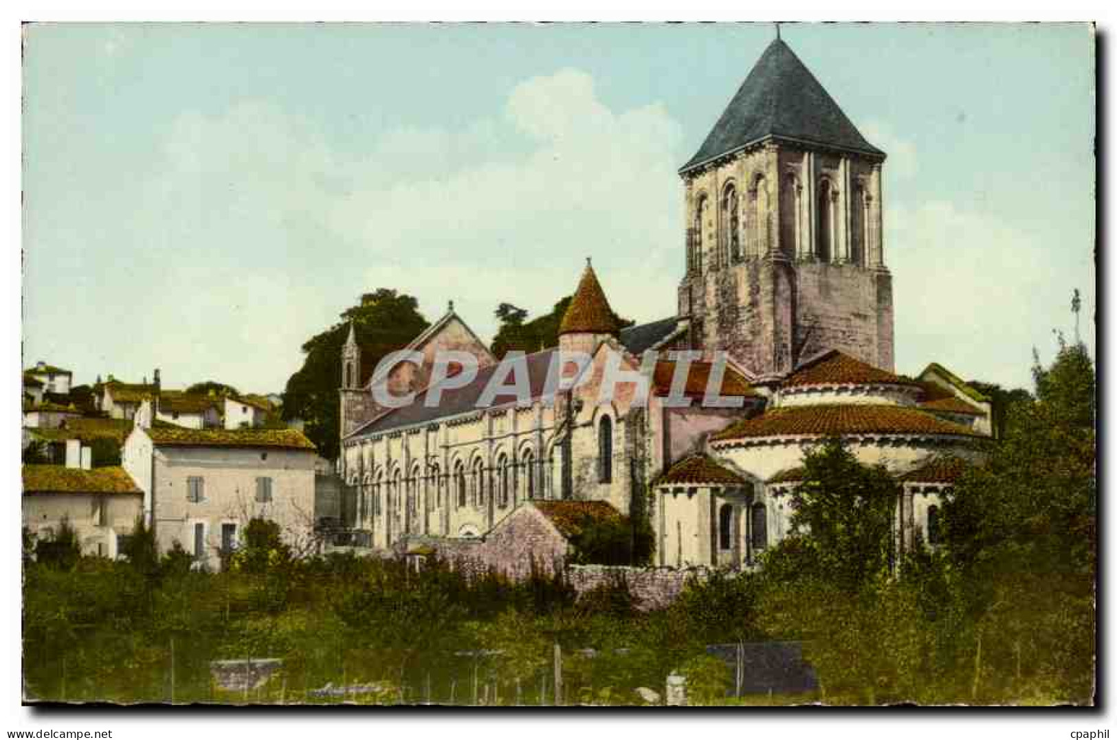 Melle CPM Eglise Saint Hilaire