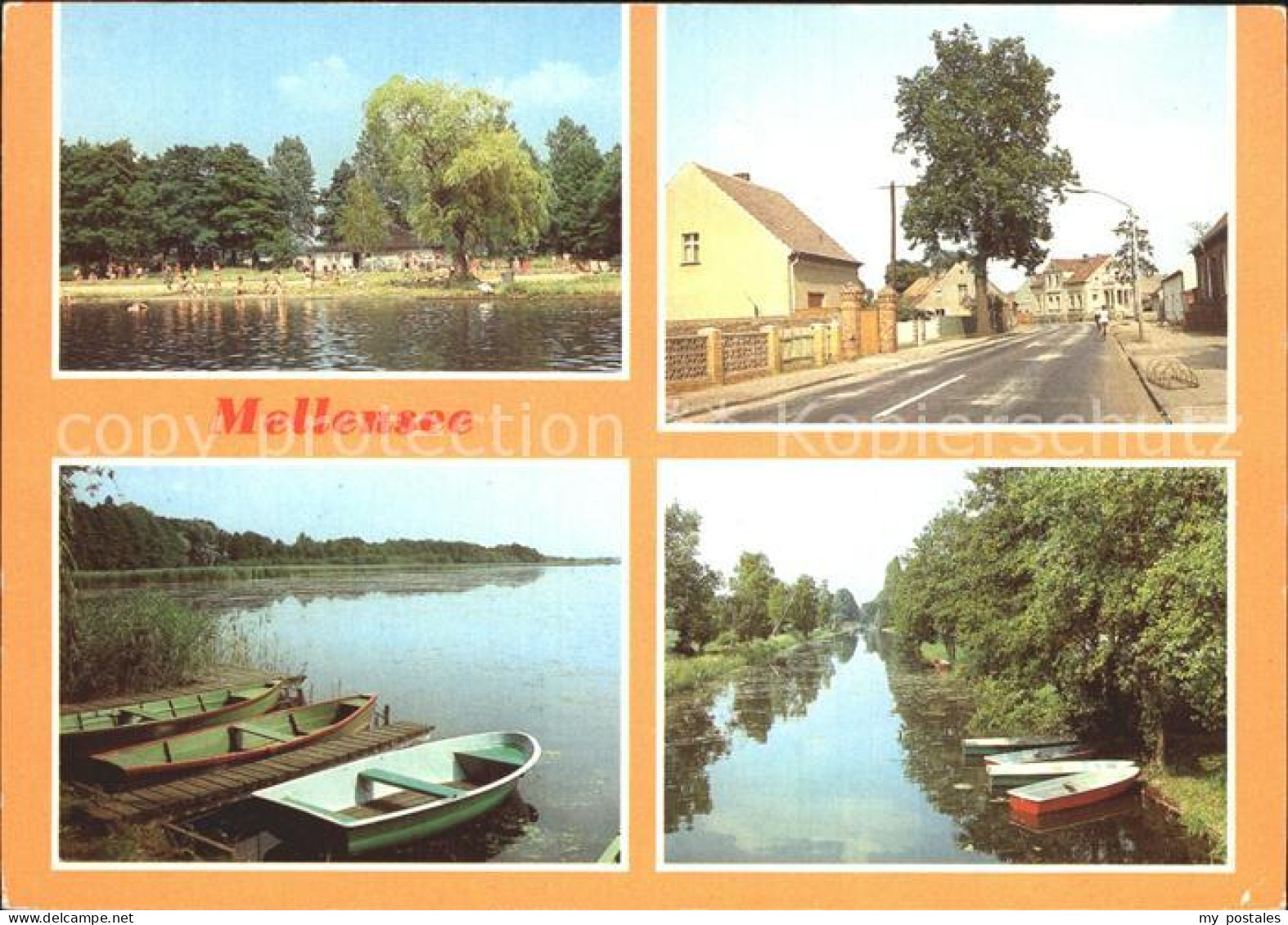 Mellensee Badestelle Boot