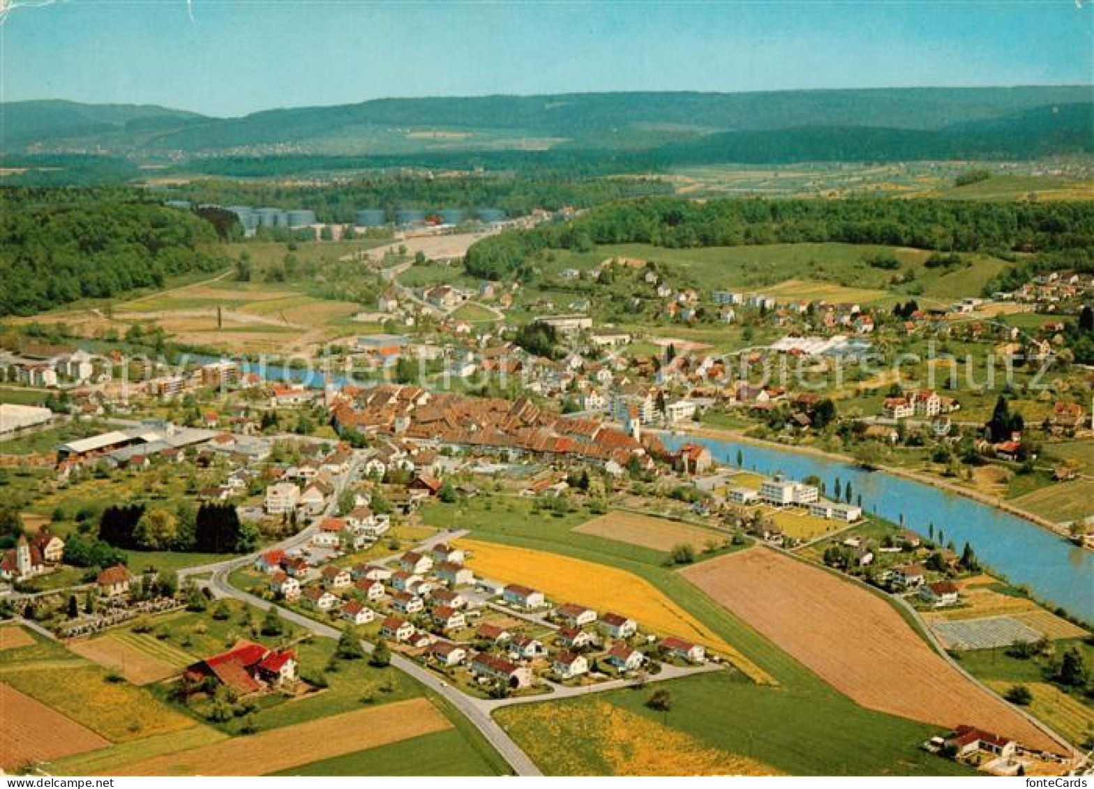 Mellingen AG Fliegeraufnahme