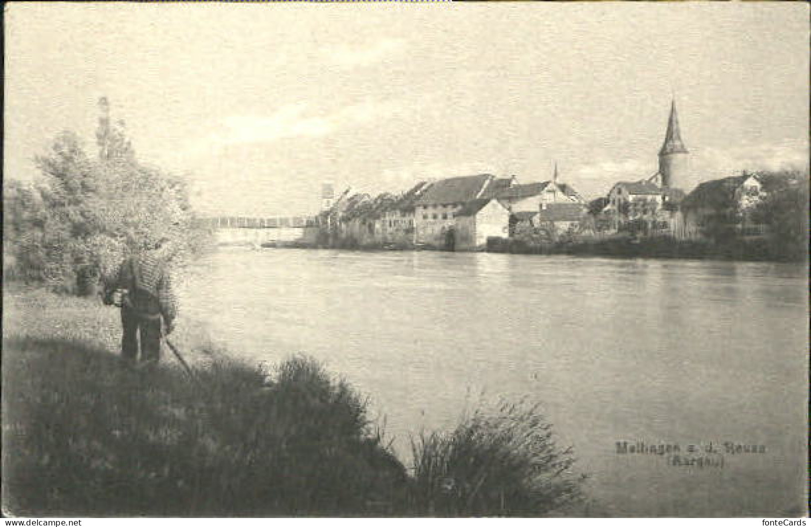 Mellingen AG Mellingen Reuss  ungelaufen ca. 1910