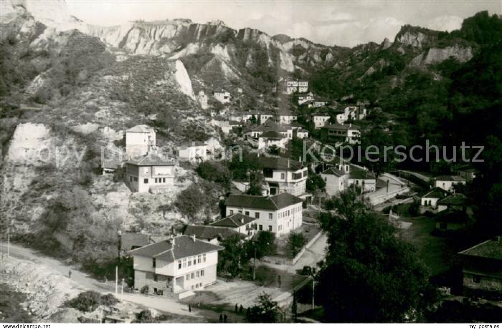Melnik Bulgarien Fliegeraufnahme