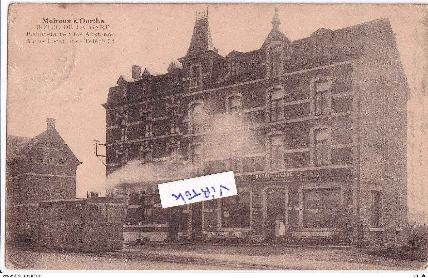 Melreux Hotton Hôtel de la Gare TRAM VICINAL