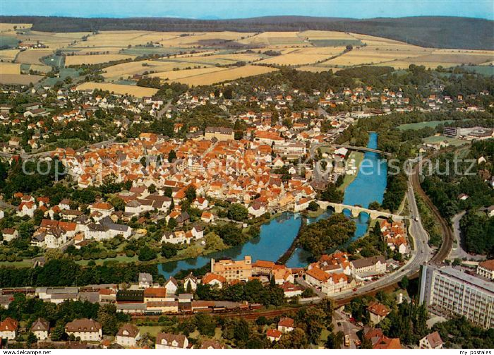 Melsungen Fulda Fliegeraufnahme