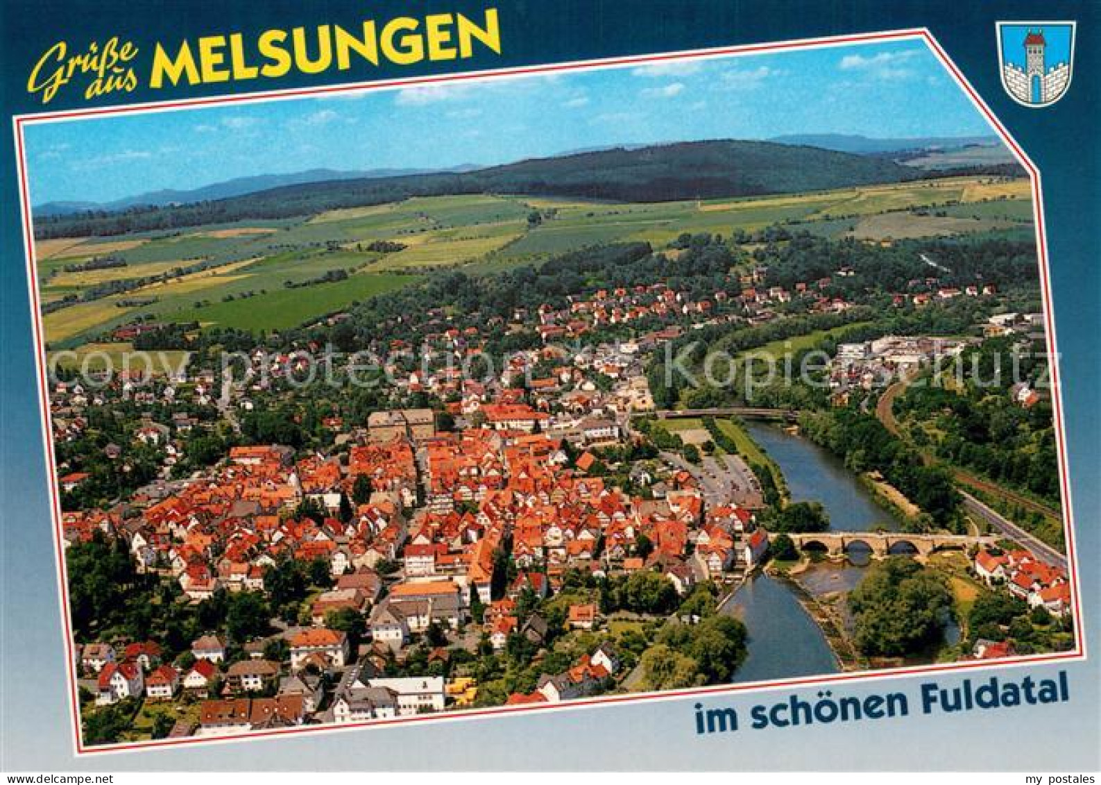 Melsungen Fulda Fliegeraufnahme