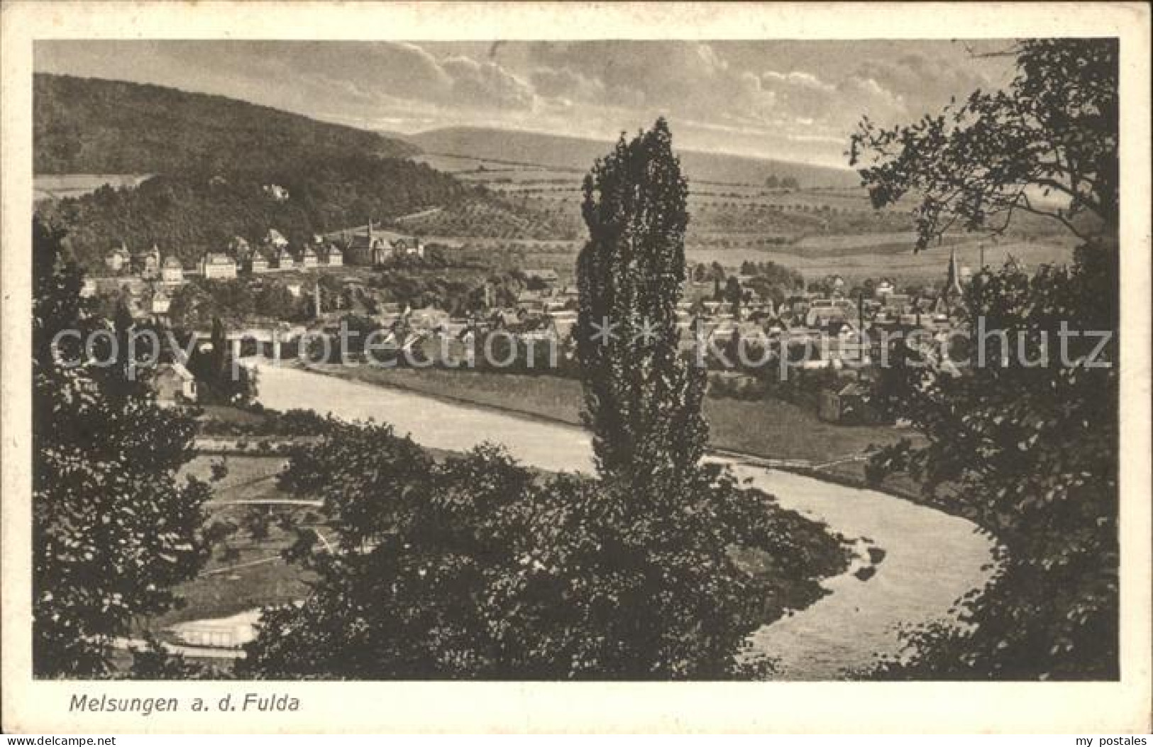 Melsungen Fulda Partie an der Fulda