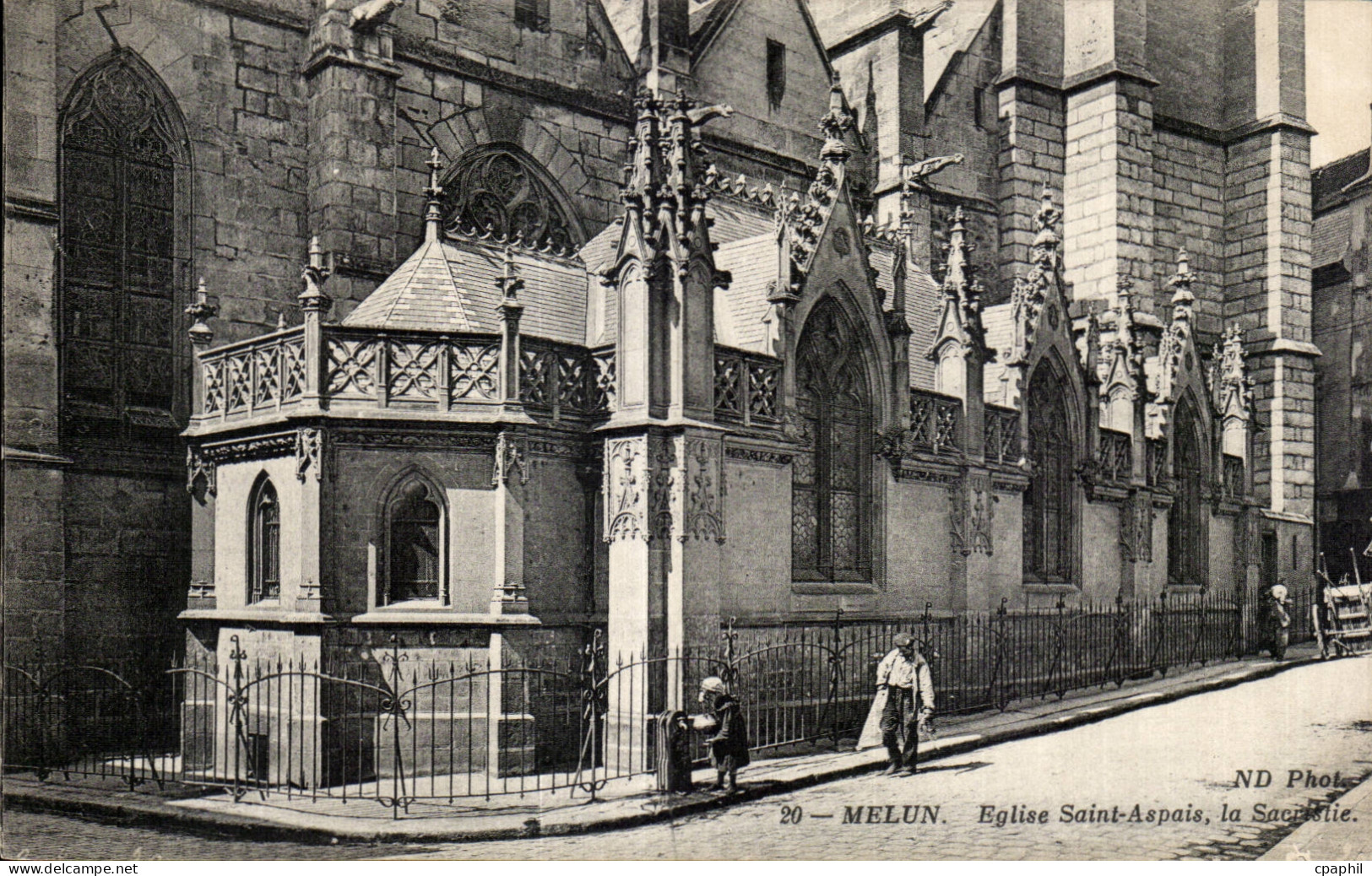Melun - Eglise Saint Aspais - CPA