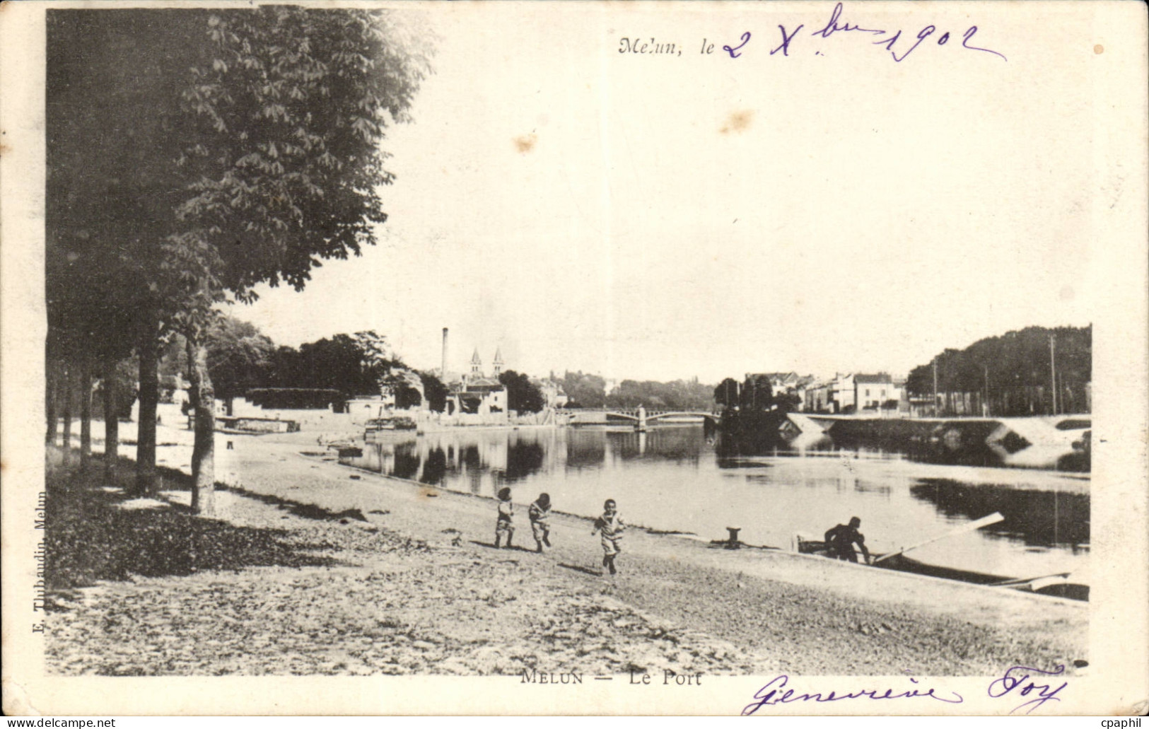 Melun - Melun - Le Port - CPA