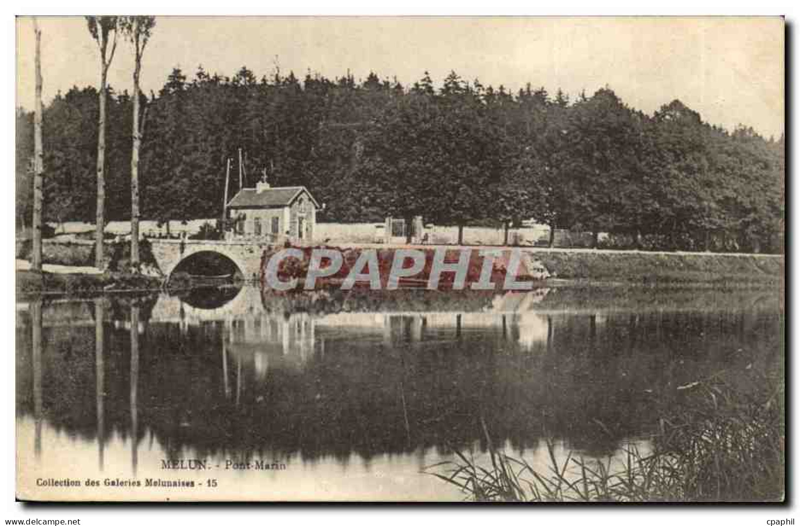 Melun - Pont Marin CPA