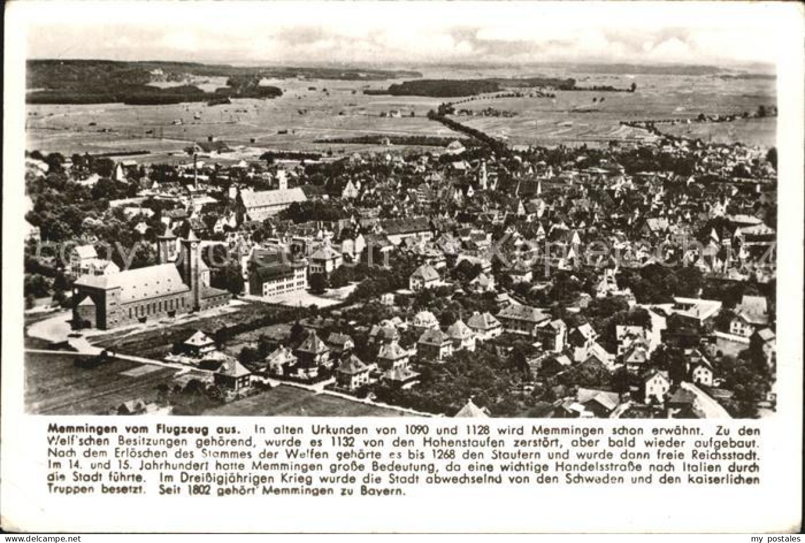 Memmingen Bayern Fliegeraufnahme