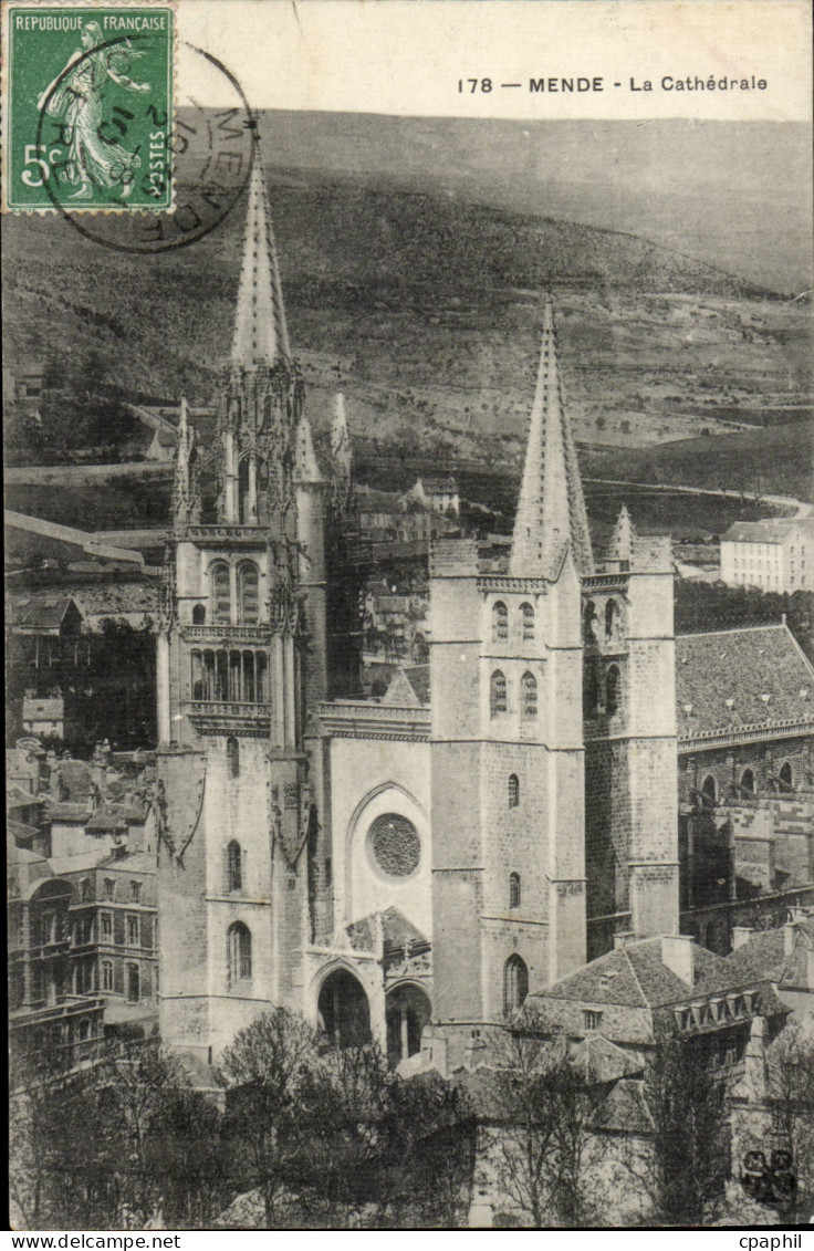 Mende CPA La cathedrale