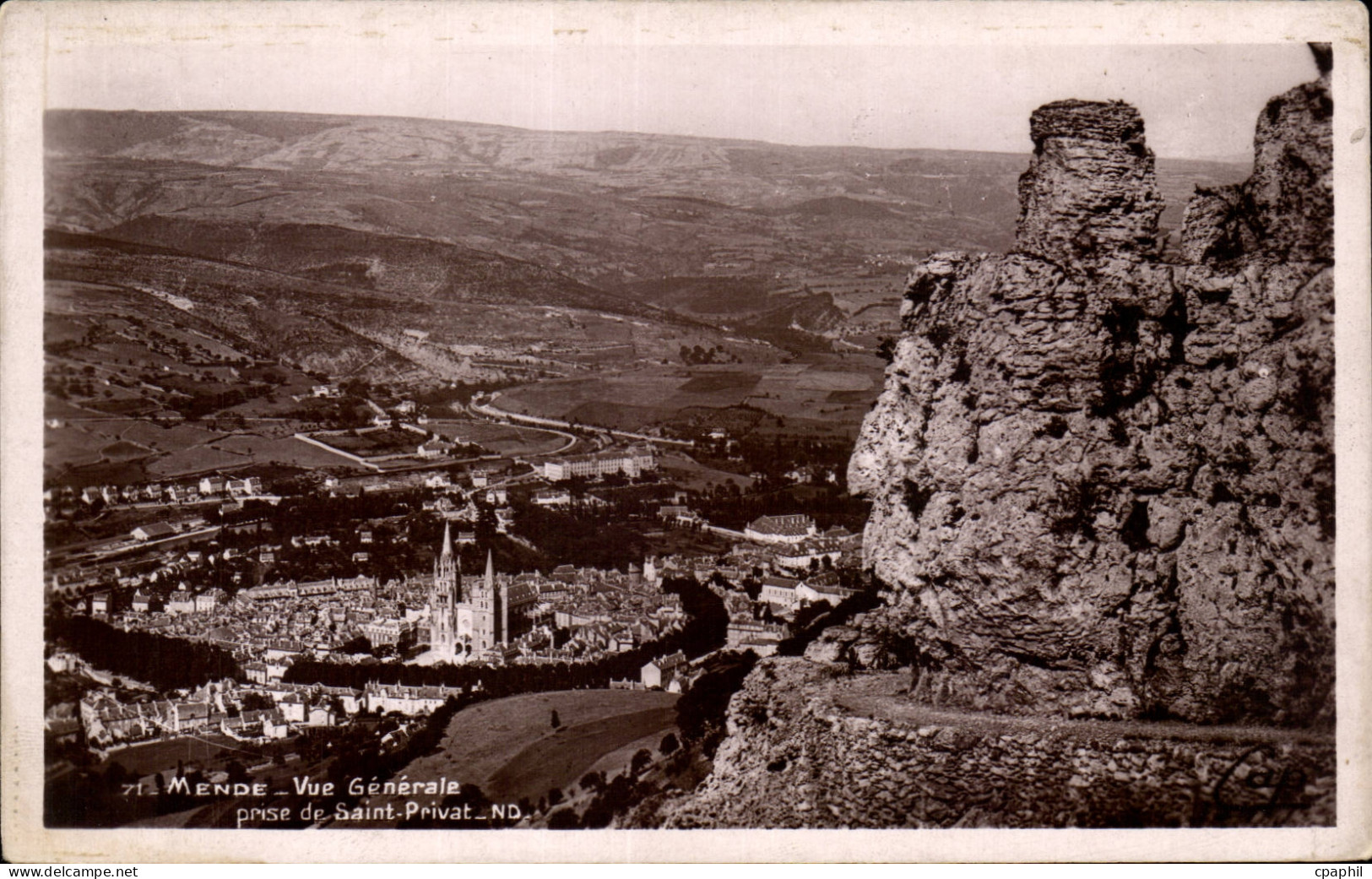 Mende - Vue Generale - CPA