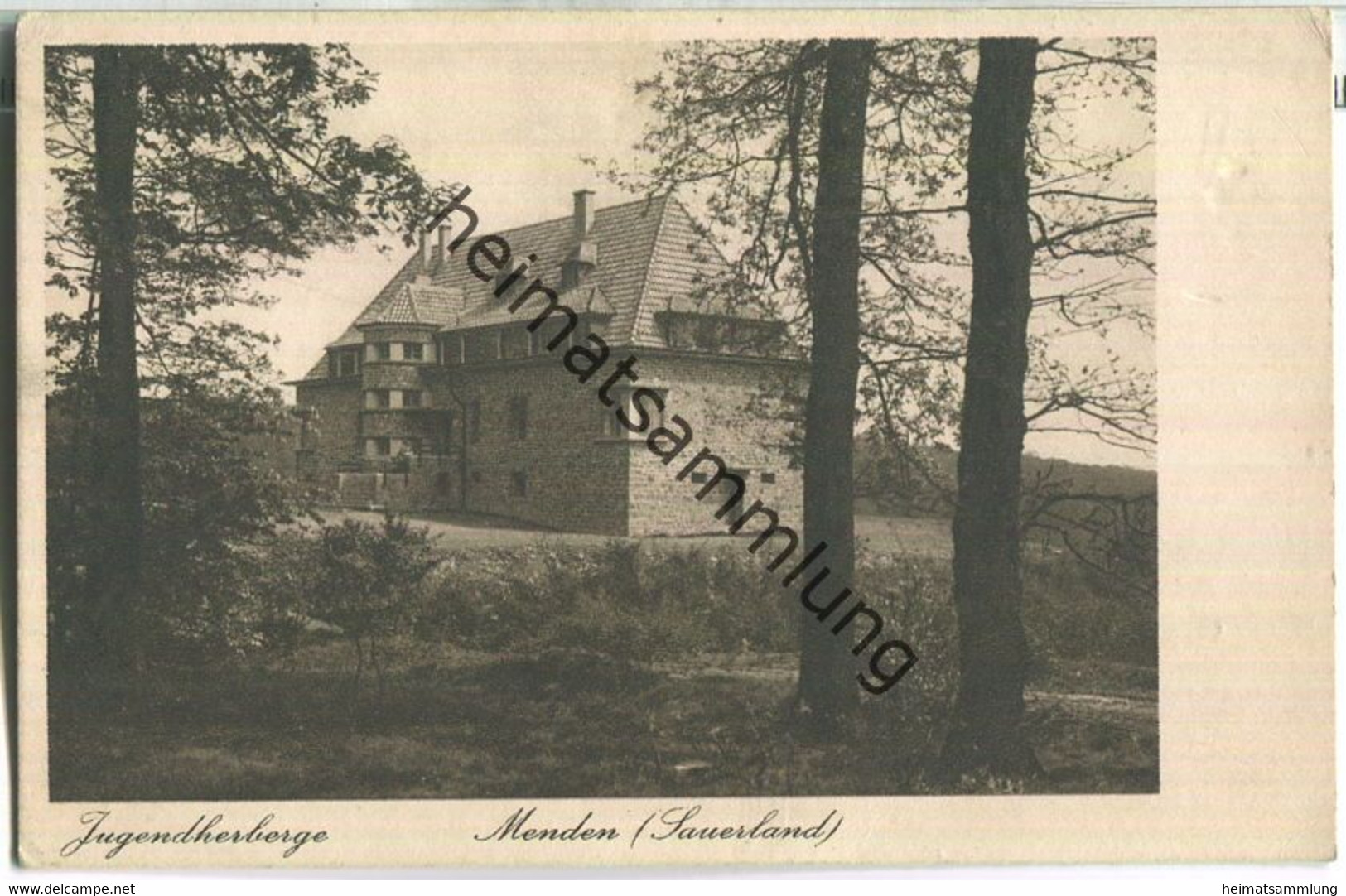 Menden - Jugendherberge - AK 30er Jahre - Verlag Ant. Böckelmann Menden