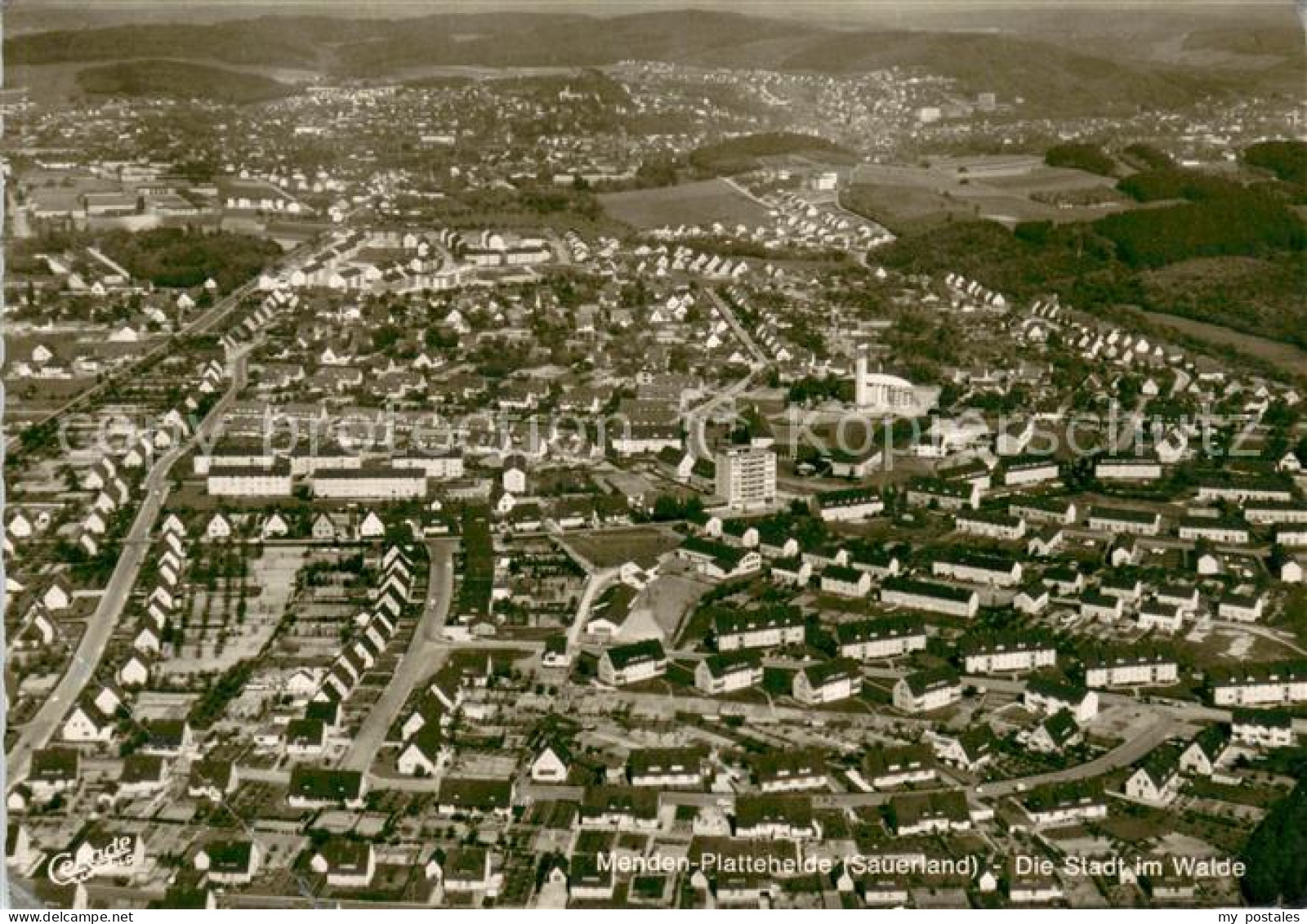 Menden Sauerland Fliegeraufnahme