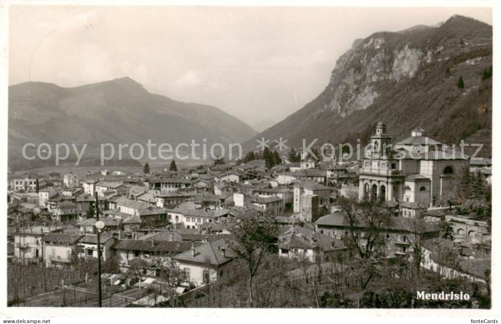 Mendrisio TI Gesamtansicht