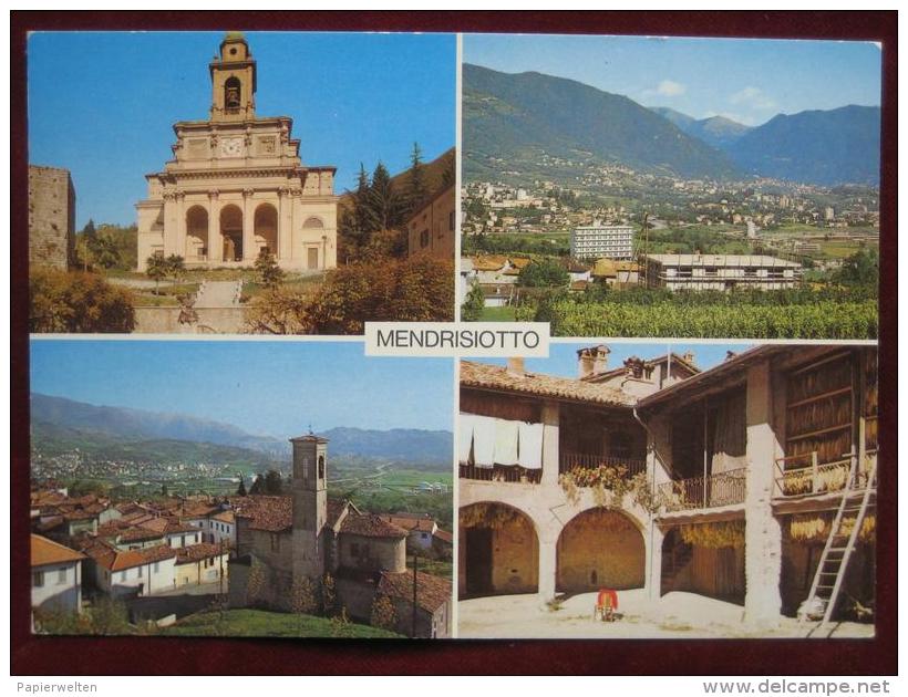 Mendrisio (TI) - Mehrbildkarte "Mendrisiotto" Mendrisio, Novazzano, Besazio