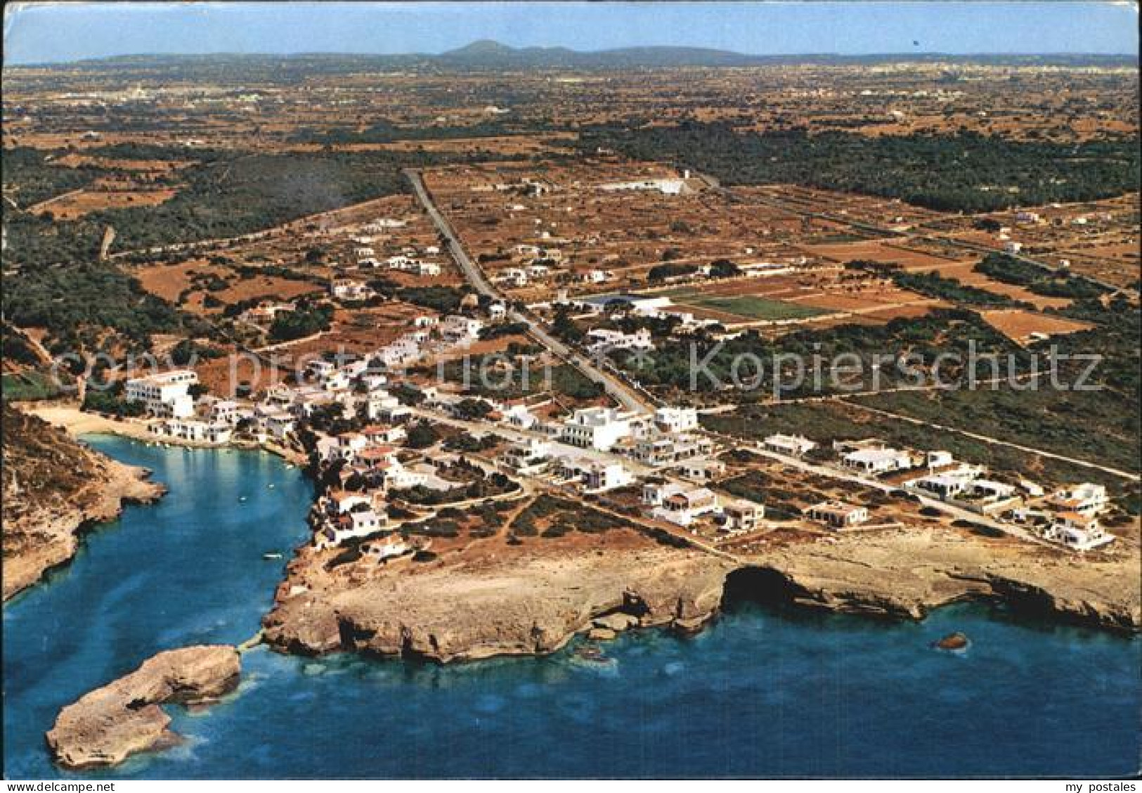 Menorca Fliegeraufnahme Cala Alcaufar